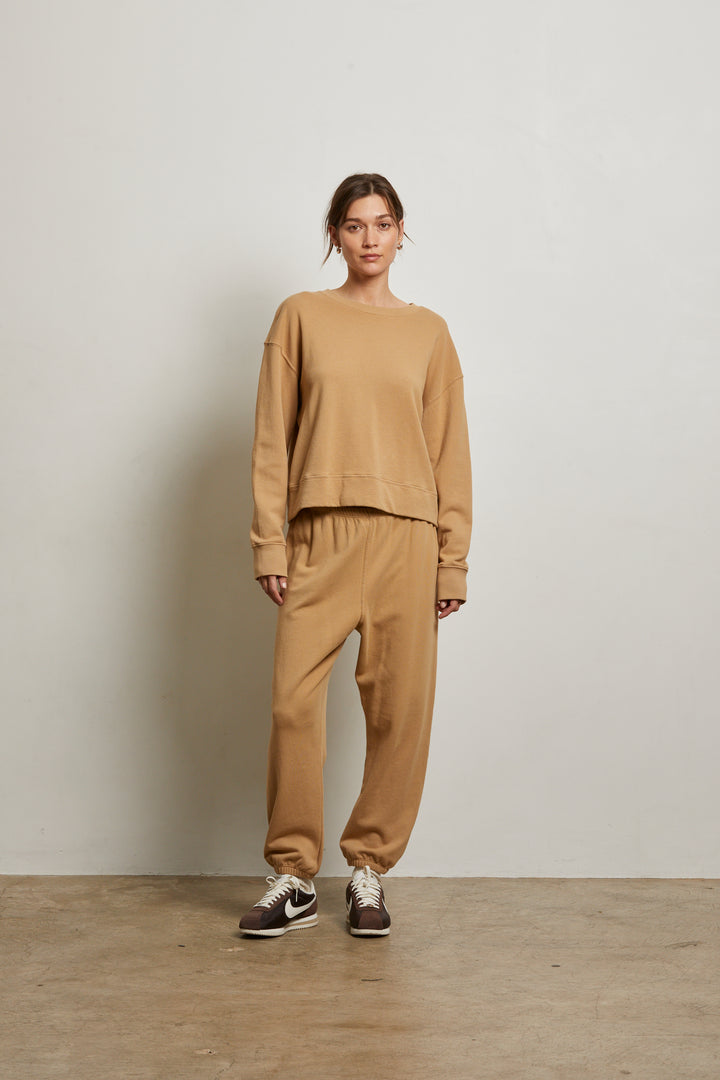Perfect White Tee | Johnny French Terry Sweatpant