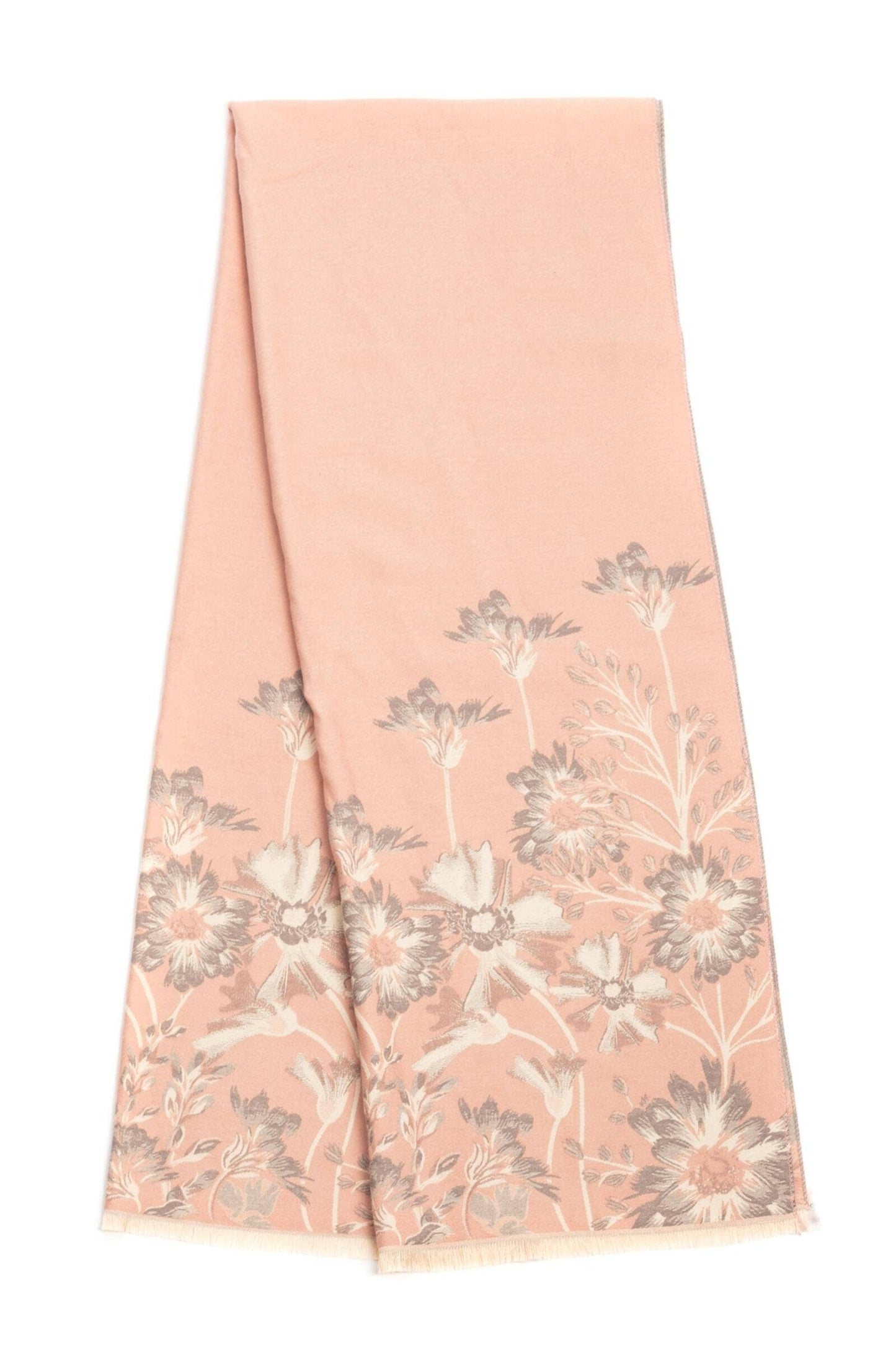 
                  
                    Reversible Floral Oversized Scarf: BLUE
                  
                