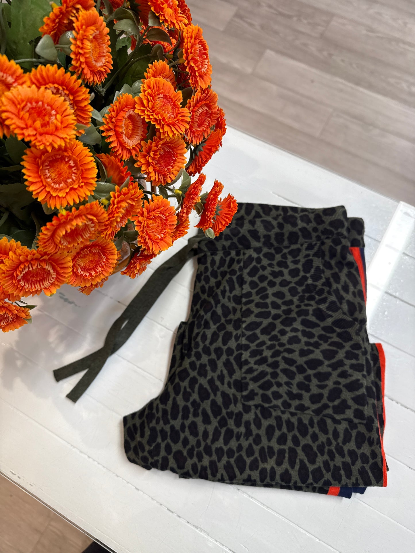 
                  
                    J.Society | Cheetah Print Jogger | Military | 30090
                  
                