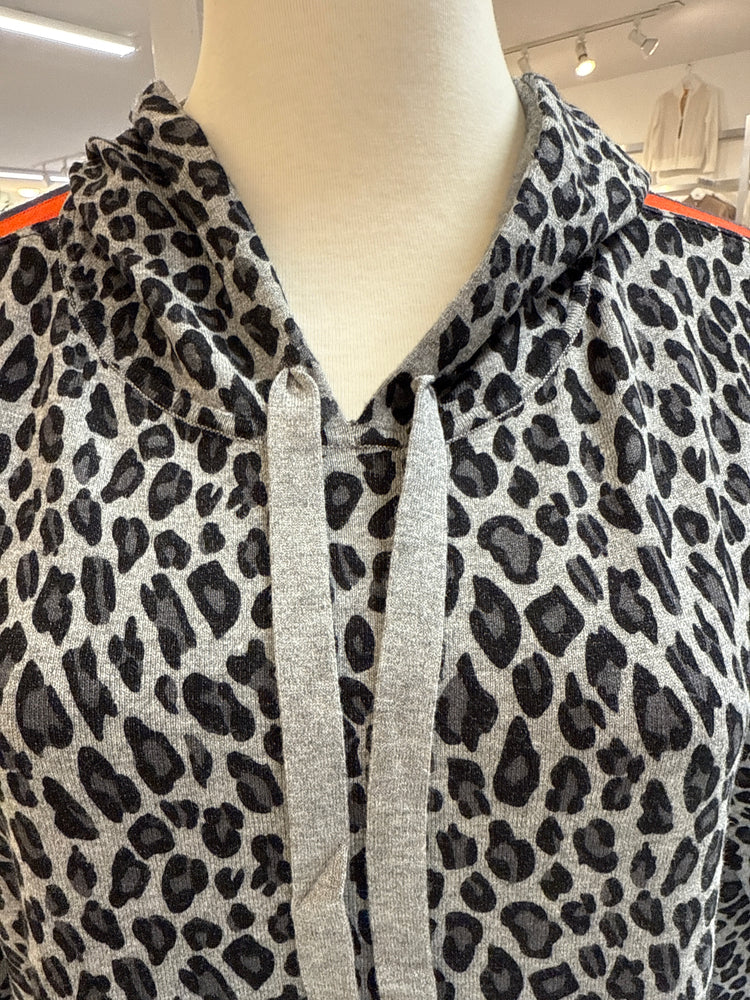 
                  
                    J.Society | Cheetah Hoodie Pullover with Stripe | 30002
                  
                