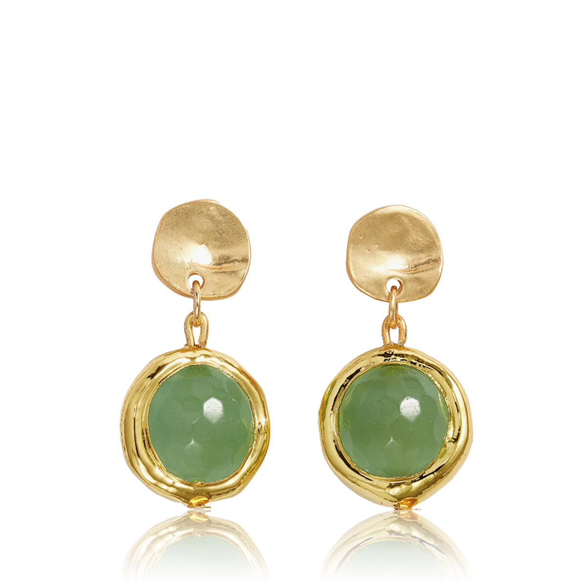 
                  
                    Coriandoli Earrings Colorful Beads - 24K Gold Plated: Sage Green
                  
                