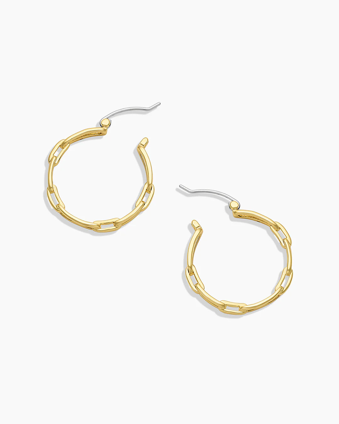 
                  
                    Gorjana | Parker Link Hoops
                  
                