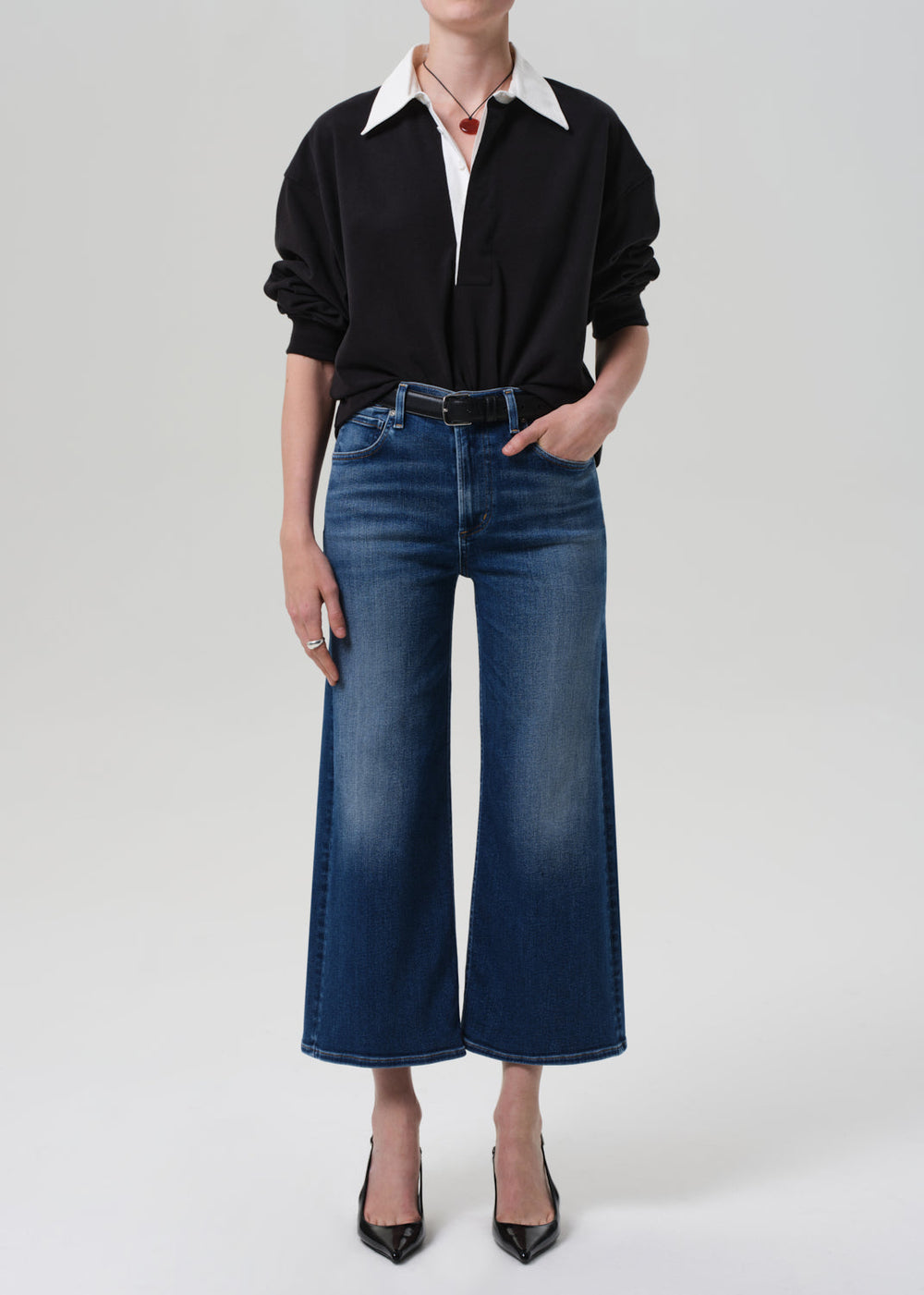 Citizens of Humanity | Lyra Wide Leg Crop | Augusta