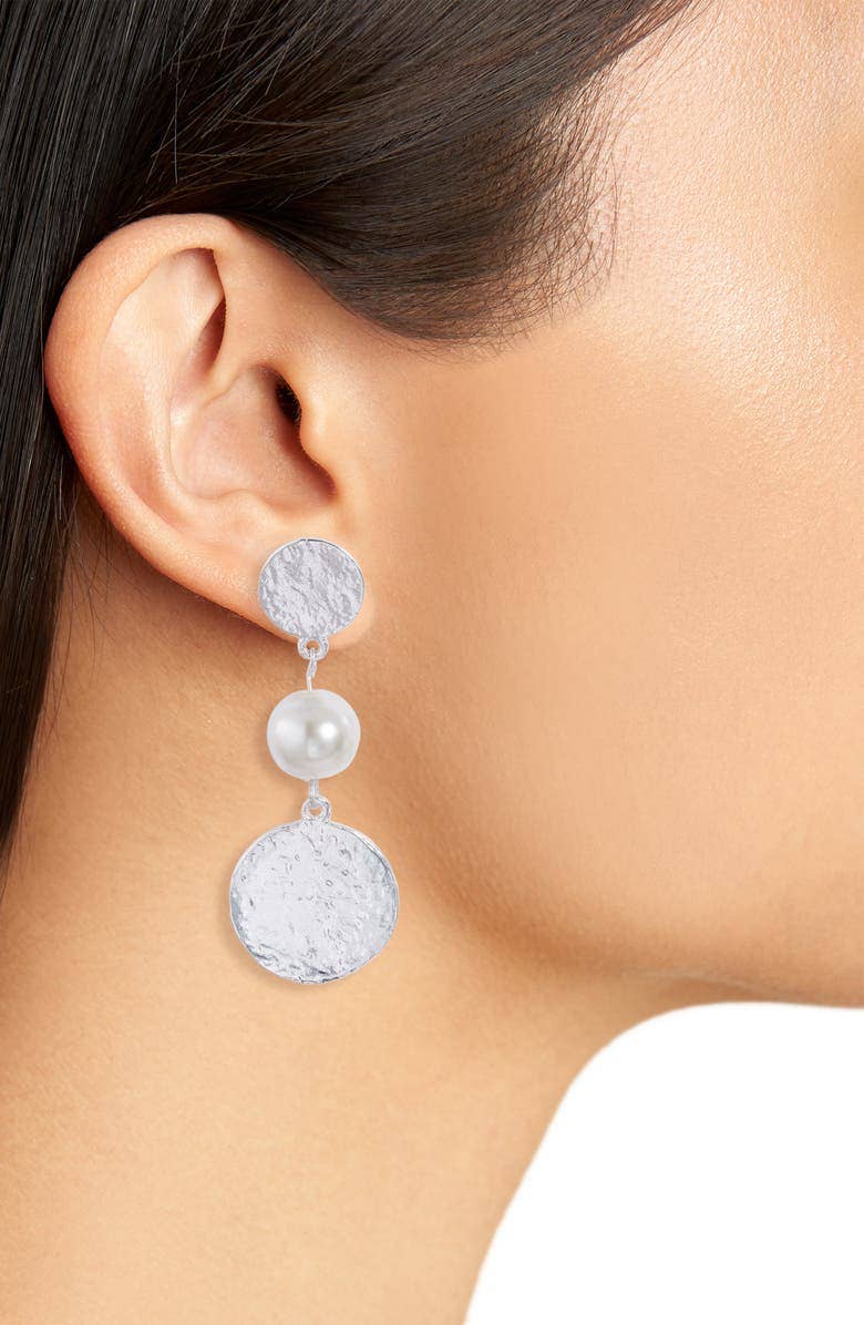 
                  
                    Timeless Coin & Pearl Earrings - 24K Gold Plated: Gold
                  
                