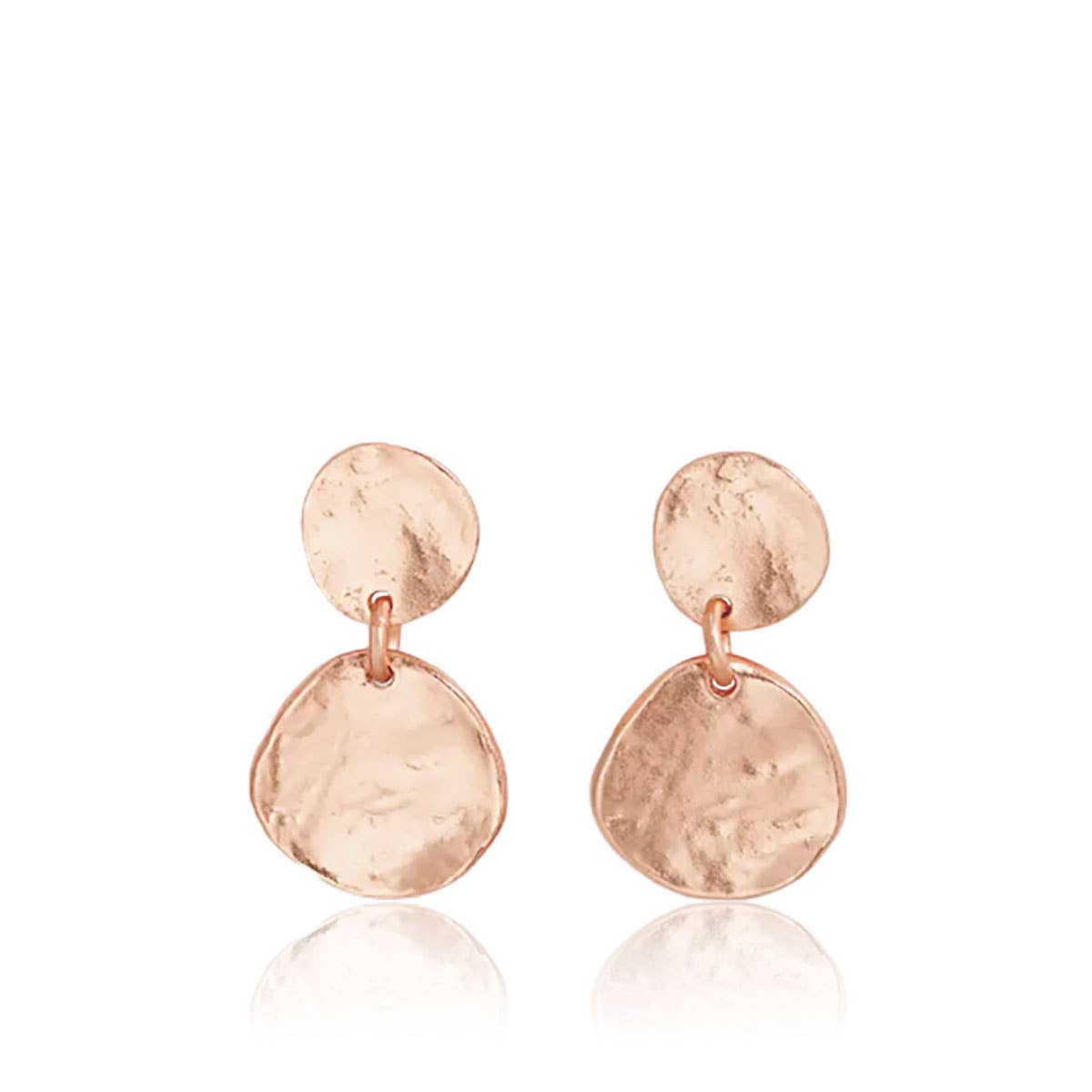 
                  
                    Gold Medallion Disc Dangle Earrings - 24K Gold Plated: Gold
                  
                