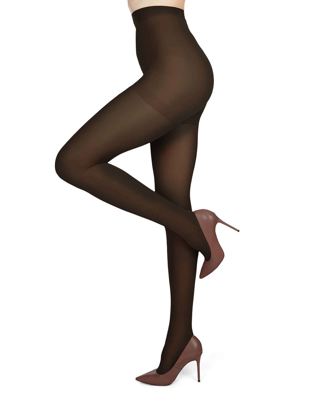 
                  
                    Microfiber Shaper Opaque Tights: Dark Chocolate / M-L
                  
                