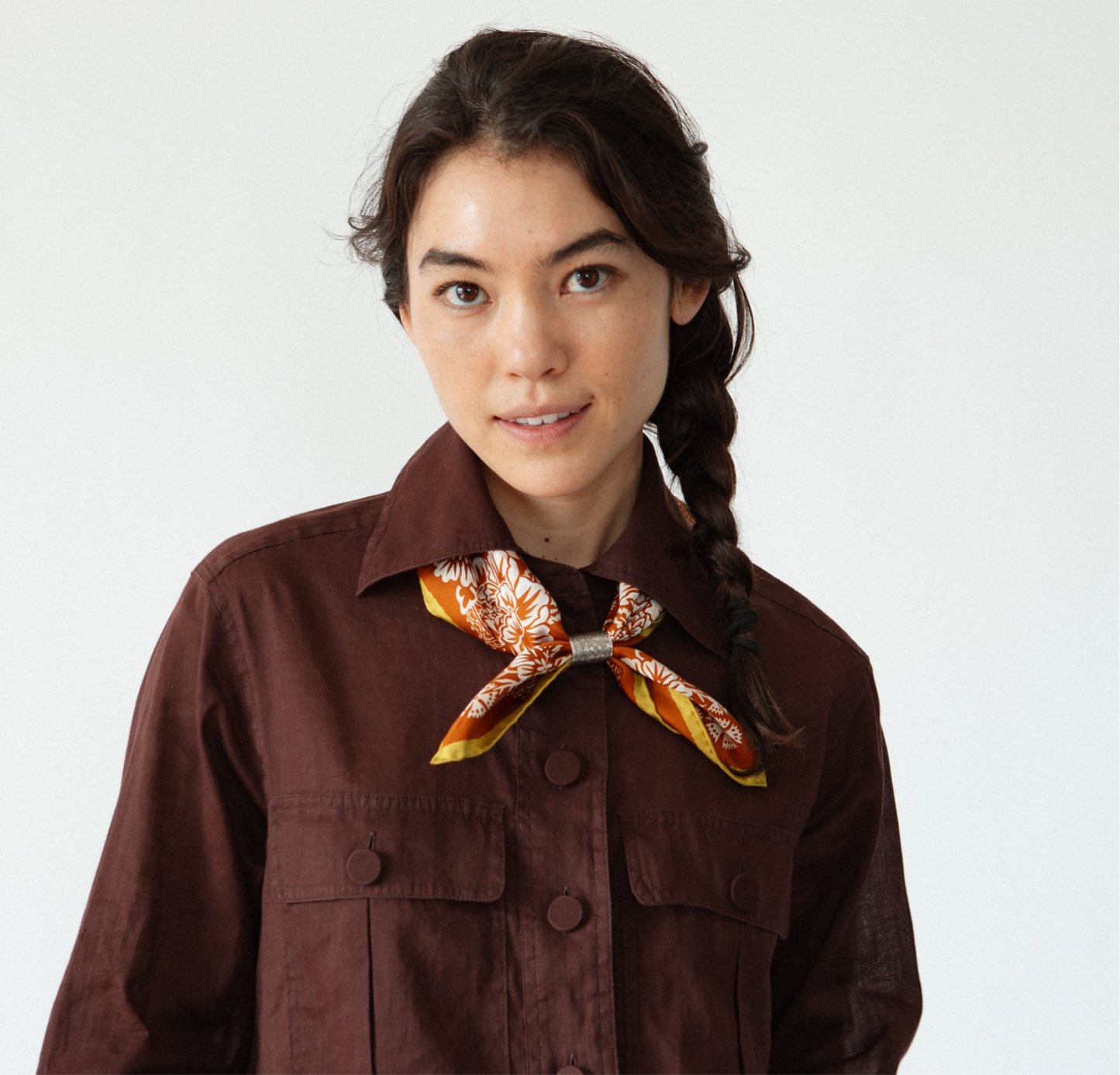 
                  
                    Last Chance Textiles | Silk Twill | Tobacco
                  
                