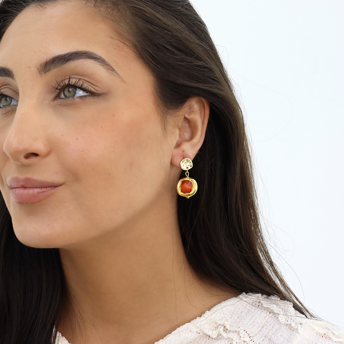 
                  
                    Coriandoli Earrings Colorful Beads - 24K Gold Plated: Egyptian Blue
                  
                