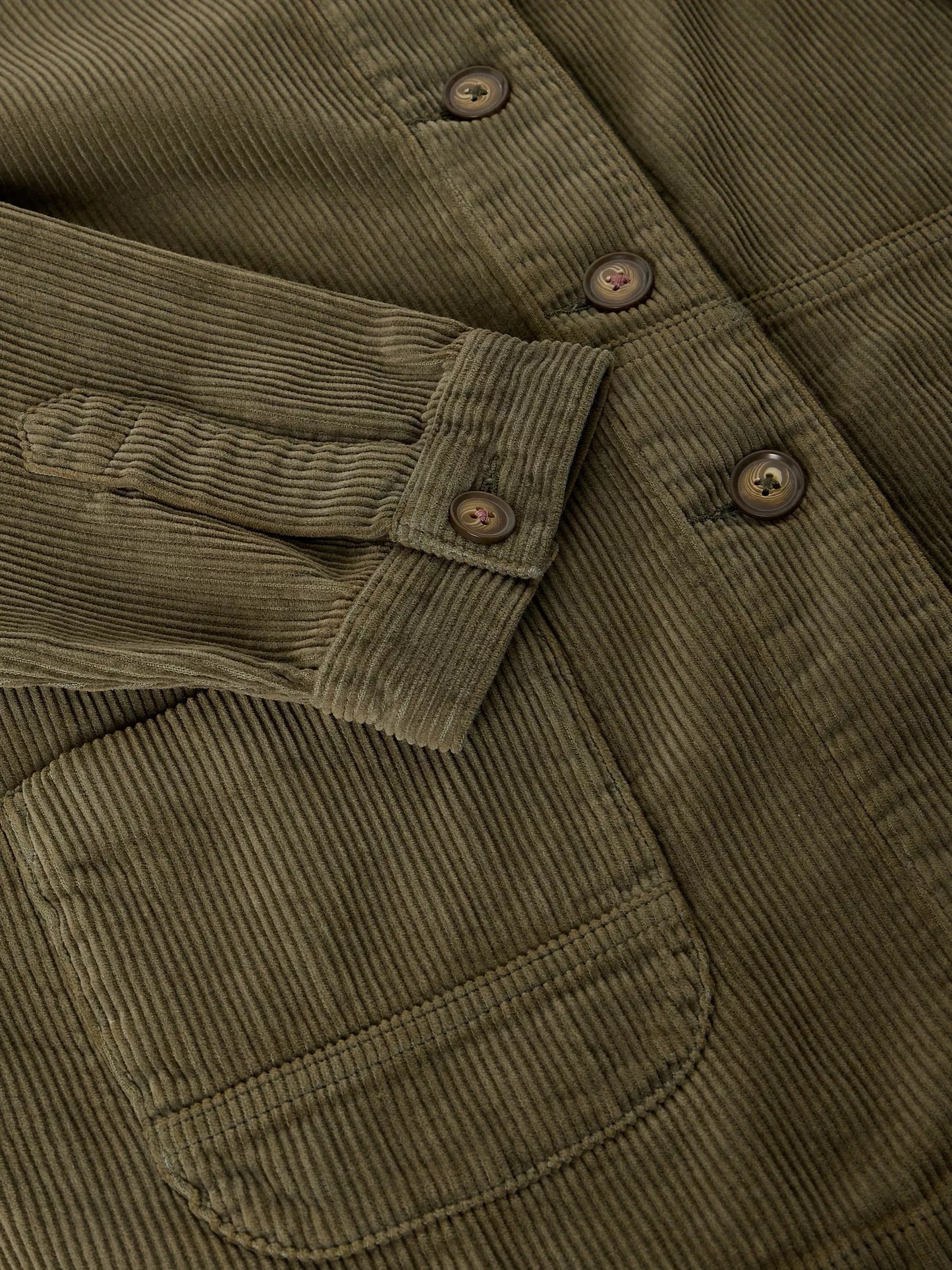 
                  
                    White Stuff | Carrie Cord Jacket | Khaki Green
                  
                