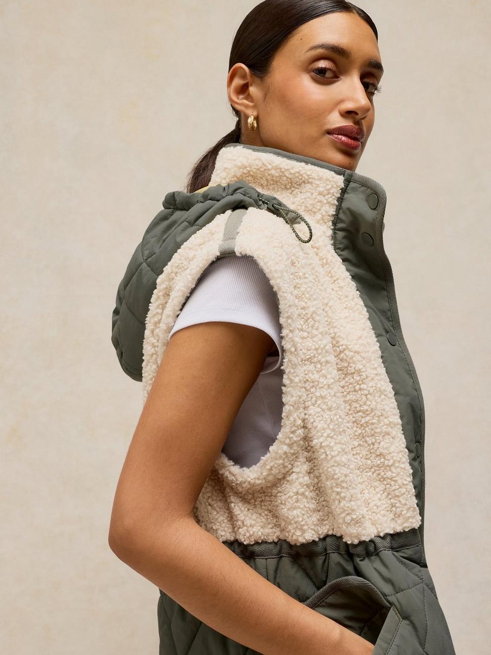 
                  
                    White Stuff | Alina Puffer | Khaki Green
                  
                