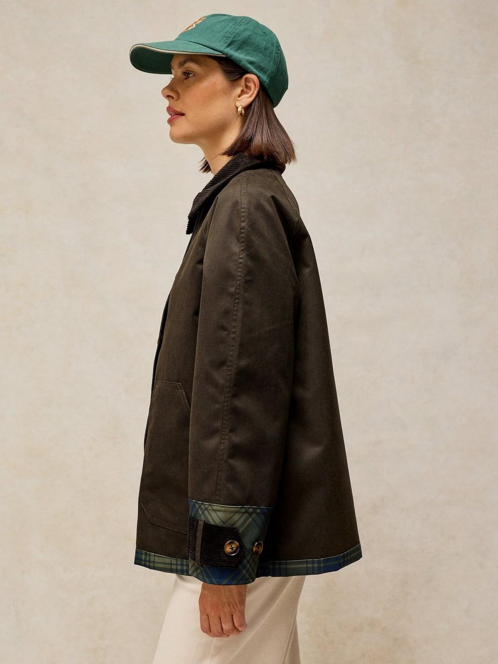 
                  
                    White Stuff | Jackson Reversible Jacket | Dark Green
                  
                