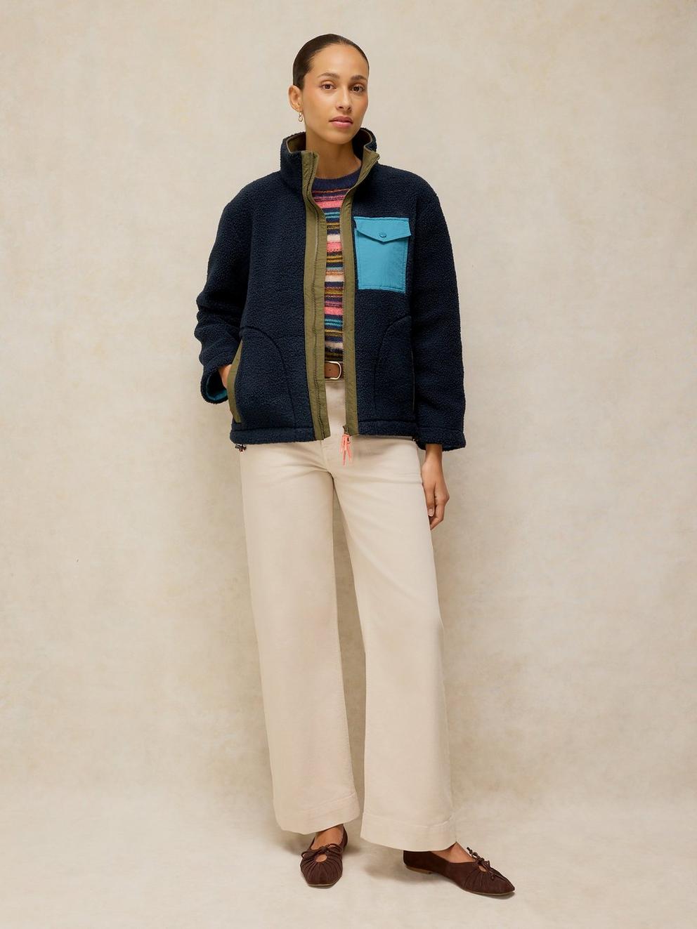 
                  
                    White Stuff | Borg Jacket | Navy Combo
                  
                