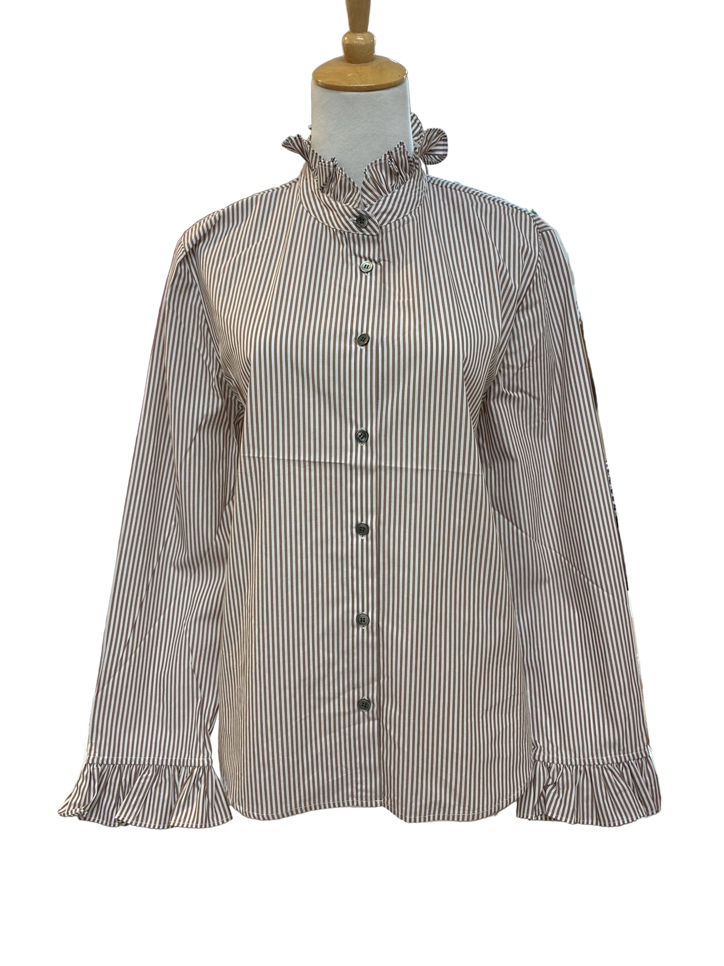 
                  
                    J.Society | Stripe Ruffle Blouse | 71041
                  
                