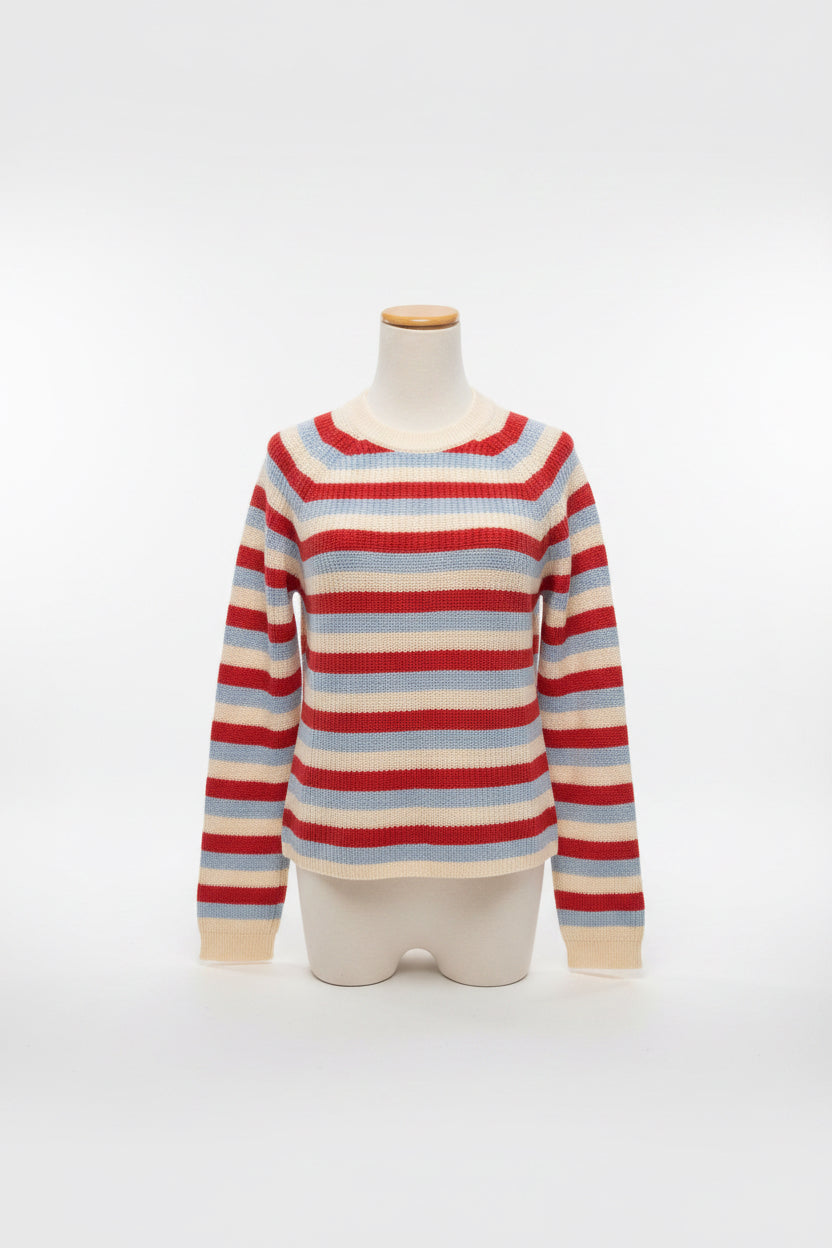 
                  
                    Stitches+Stripes | Alexa Striped Cotton Pullover
                  
                