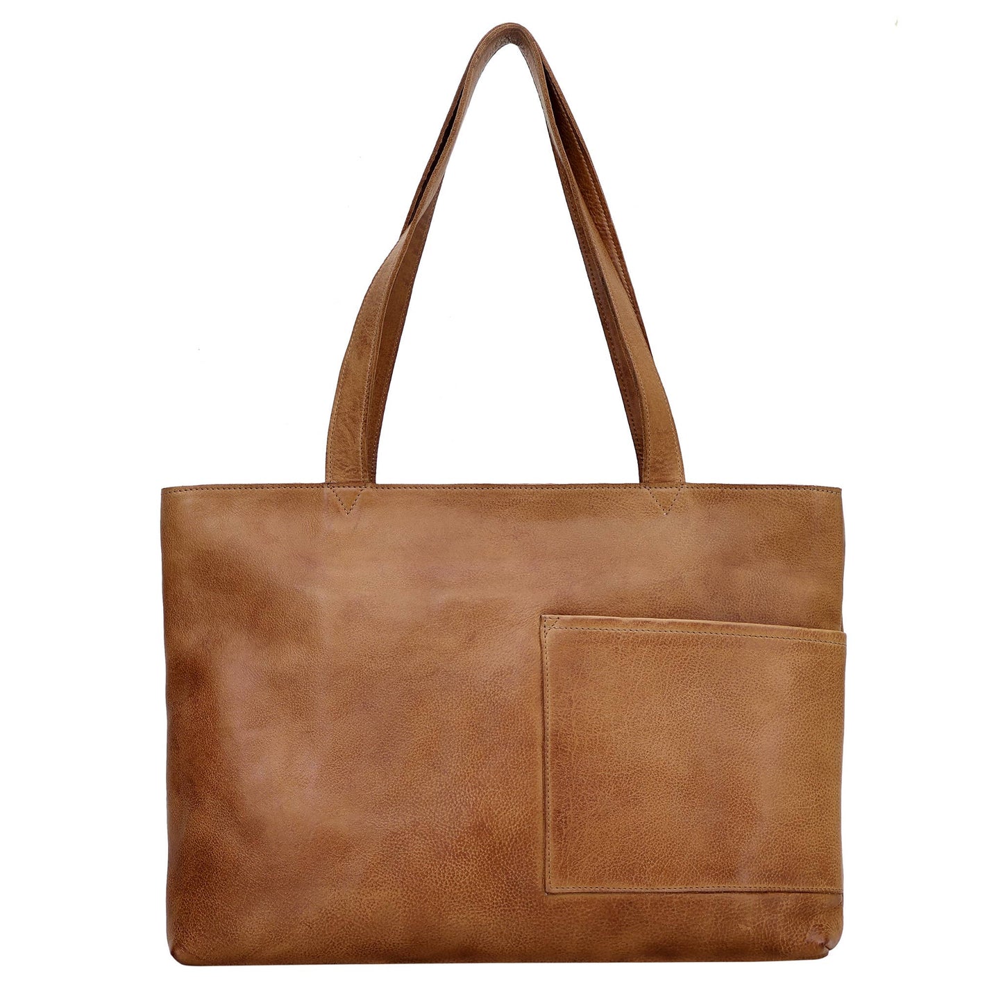 
                  
                    Noelle Handcrafted Leather Tote: Moss
                  
                