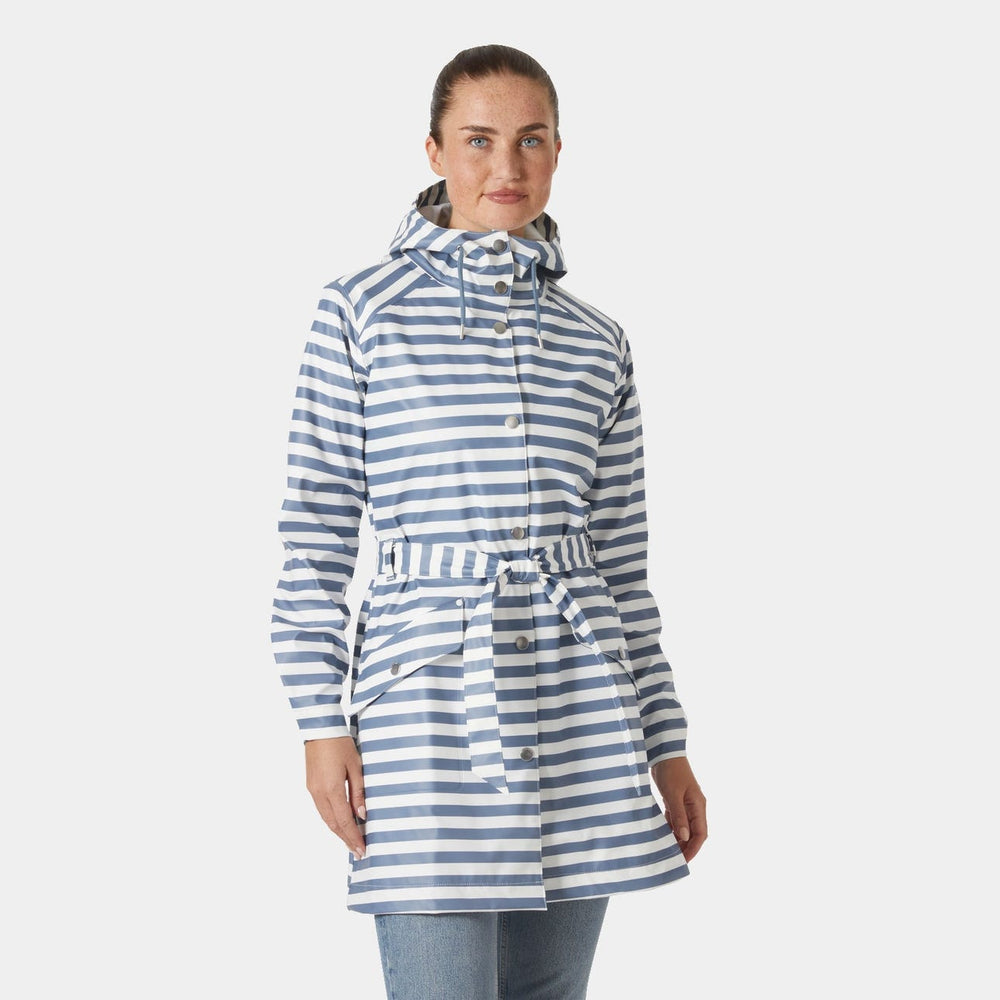 Helly Hansen | Kirkwall II Raincoat Washed Navy Stripe
