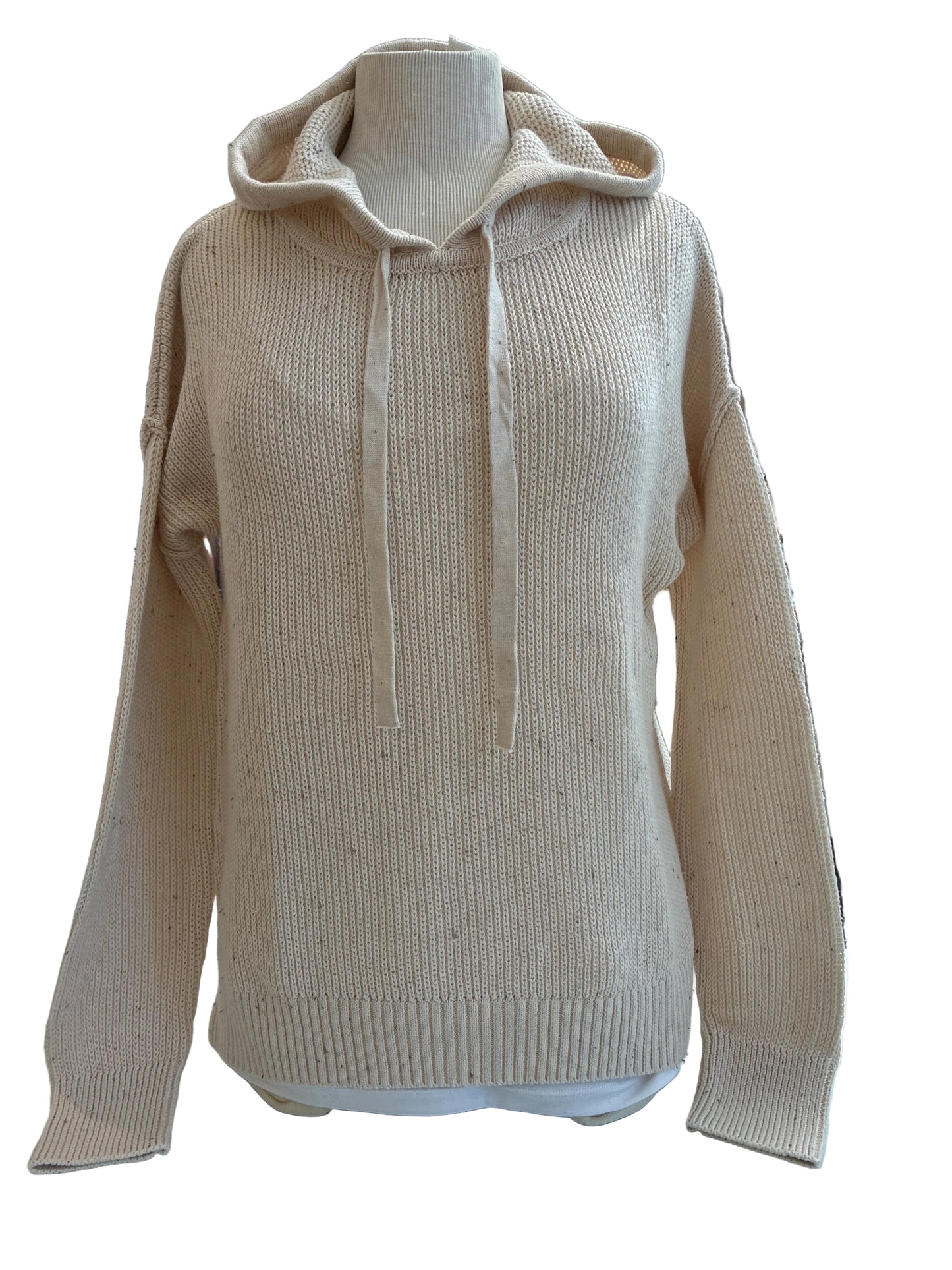 
                  
                    J.Society | Speckled hoodie | Cream | 24047
                  
                