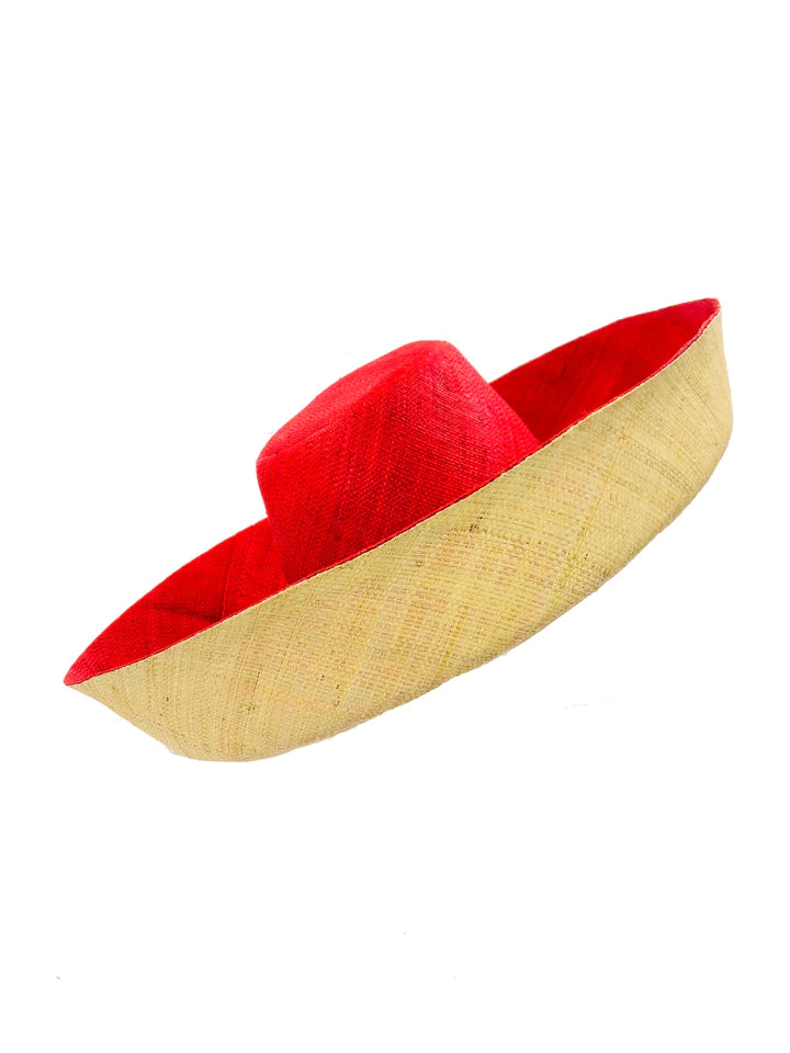 SHEBOBO | Two Tone Packable Sun Hat |  7" Brim