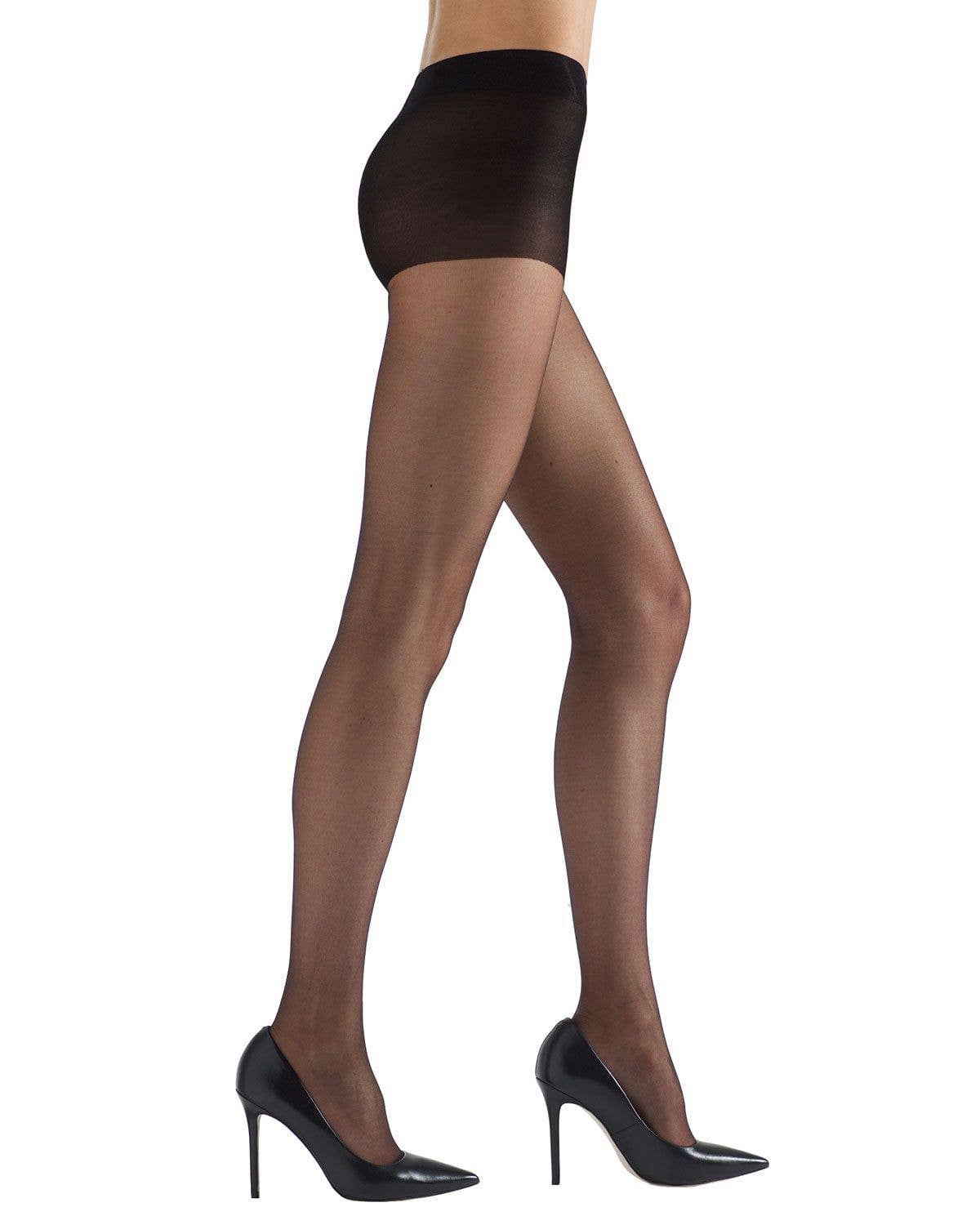 
                  
                    Natori Ultra Bare Sheer Control Top Tights: Black / S
                  
                