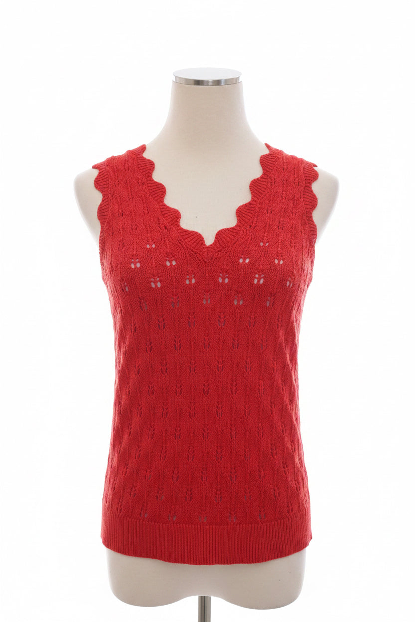 
                  
                    Stitches+Stripes | Nina Tank | Ruby Red
                  
                