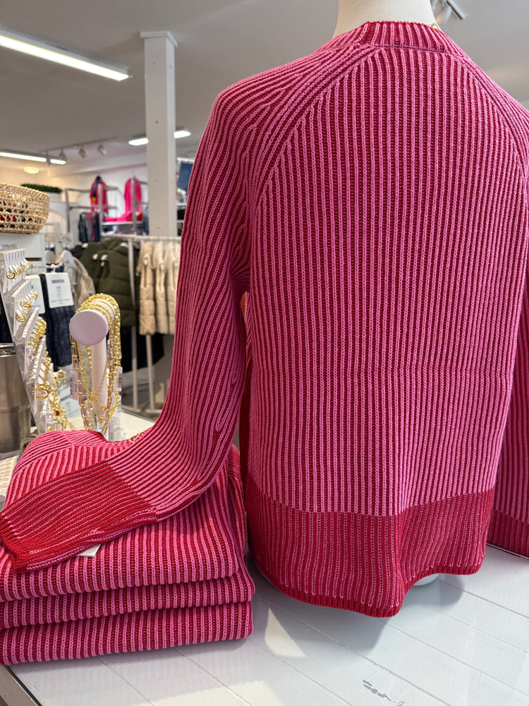 
                  
                    J.Society | Two Tone Plaited Crew Sweater | 22050
                  
                