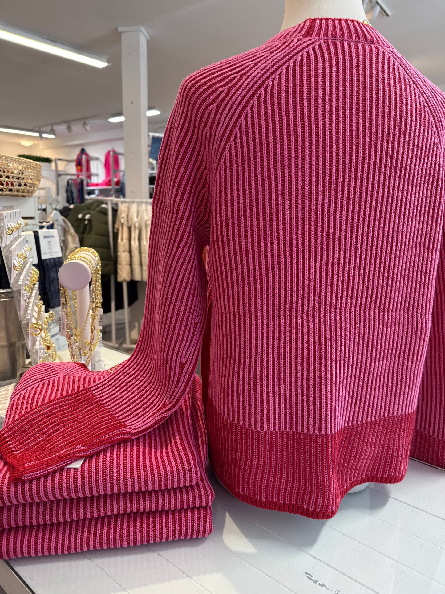 
                  
                    J.Society | Two Tone Plaited Crew Sweater | 22050
                  
                