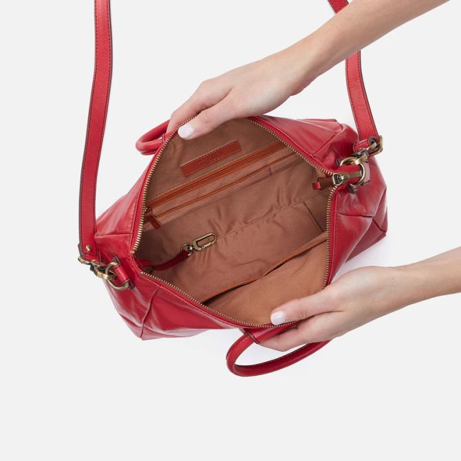 
                  
                    HOBO | Sheila Medium Satchel | Red
                  
                