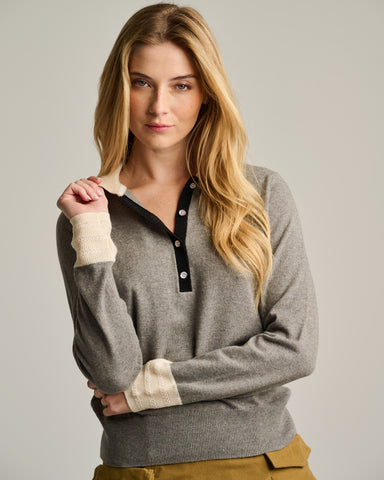 Lisa Todd | Pop Posh sweater | Grey