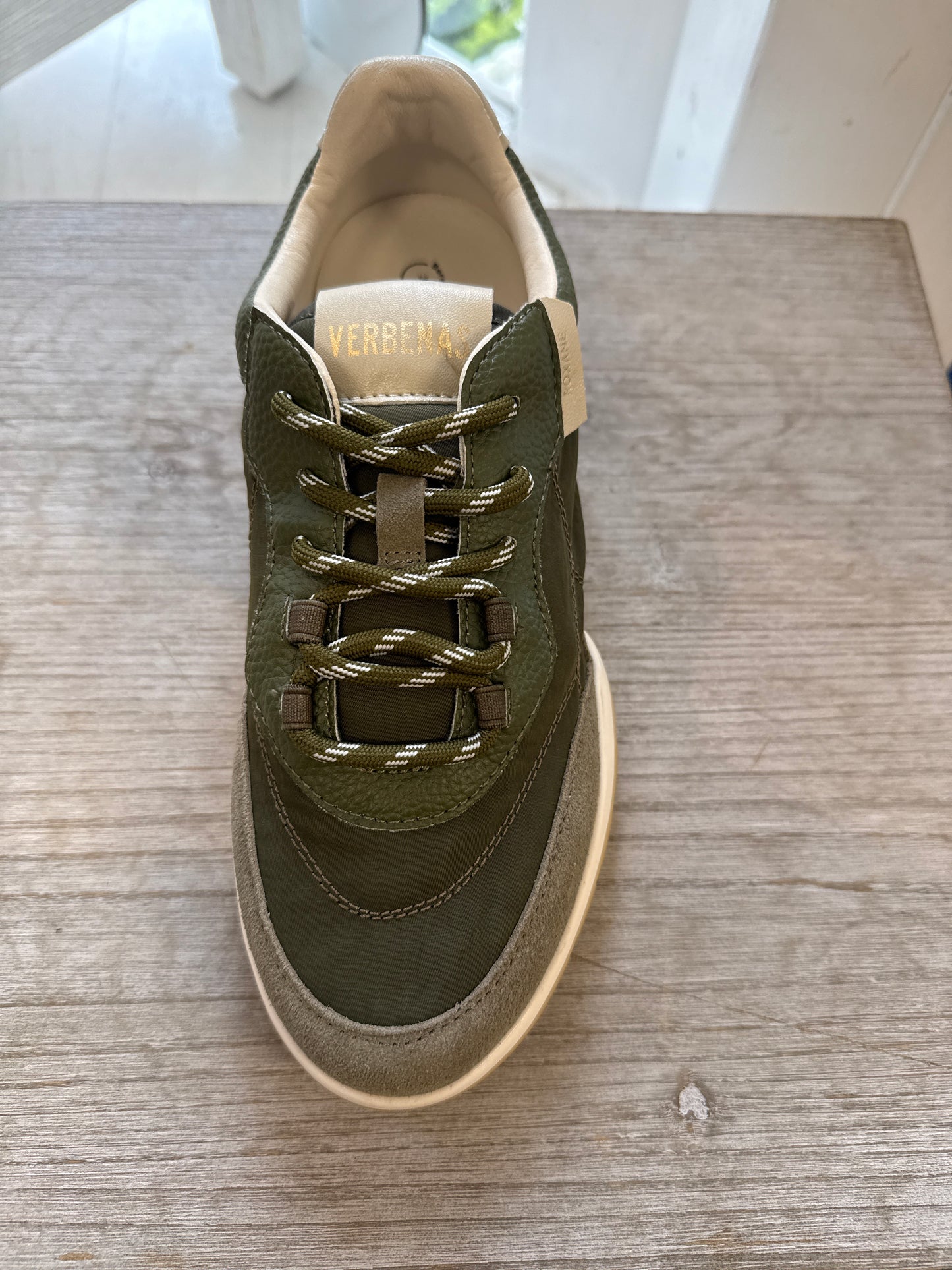 
                  
                    Verbenas | Roxane Sneaker | Olive/Off White
                  
                
