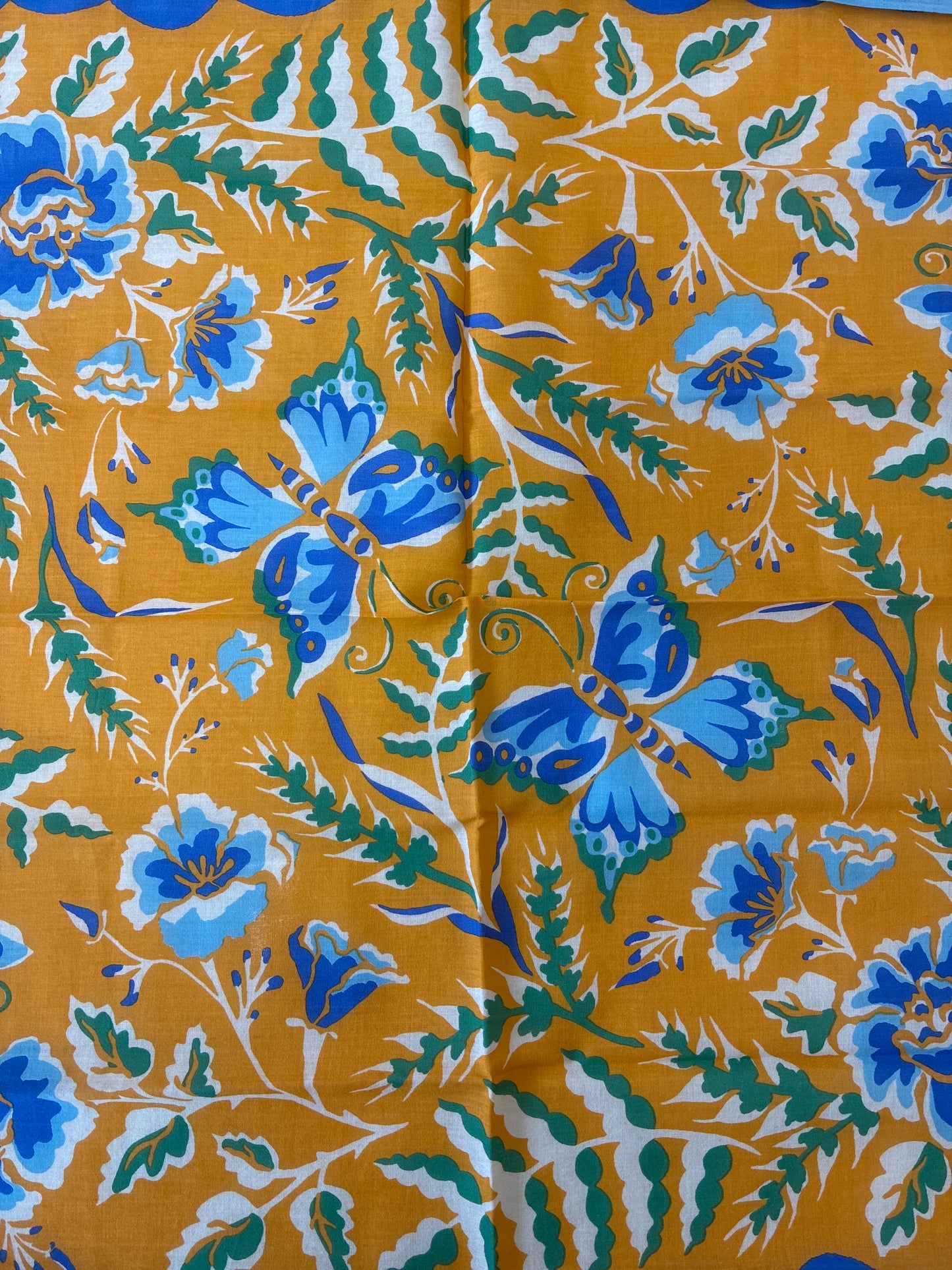 
                  
                    Last Chance Textiles | Cotton Wildwood Bandana | Marigold
                  
                