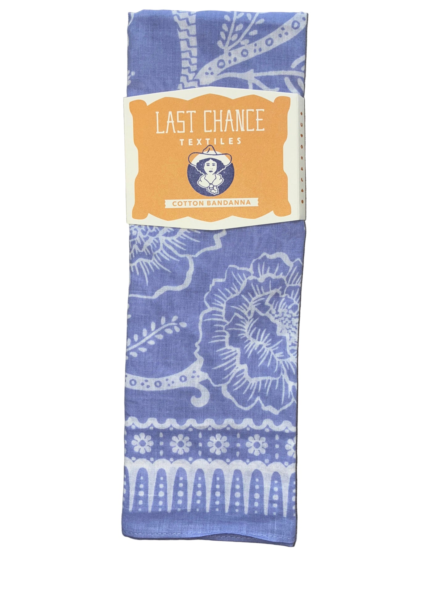 
                  
                    Last Chance Textiles | Cotton Ramble Bandana | Periwinkle
                  
                