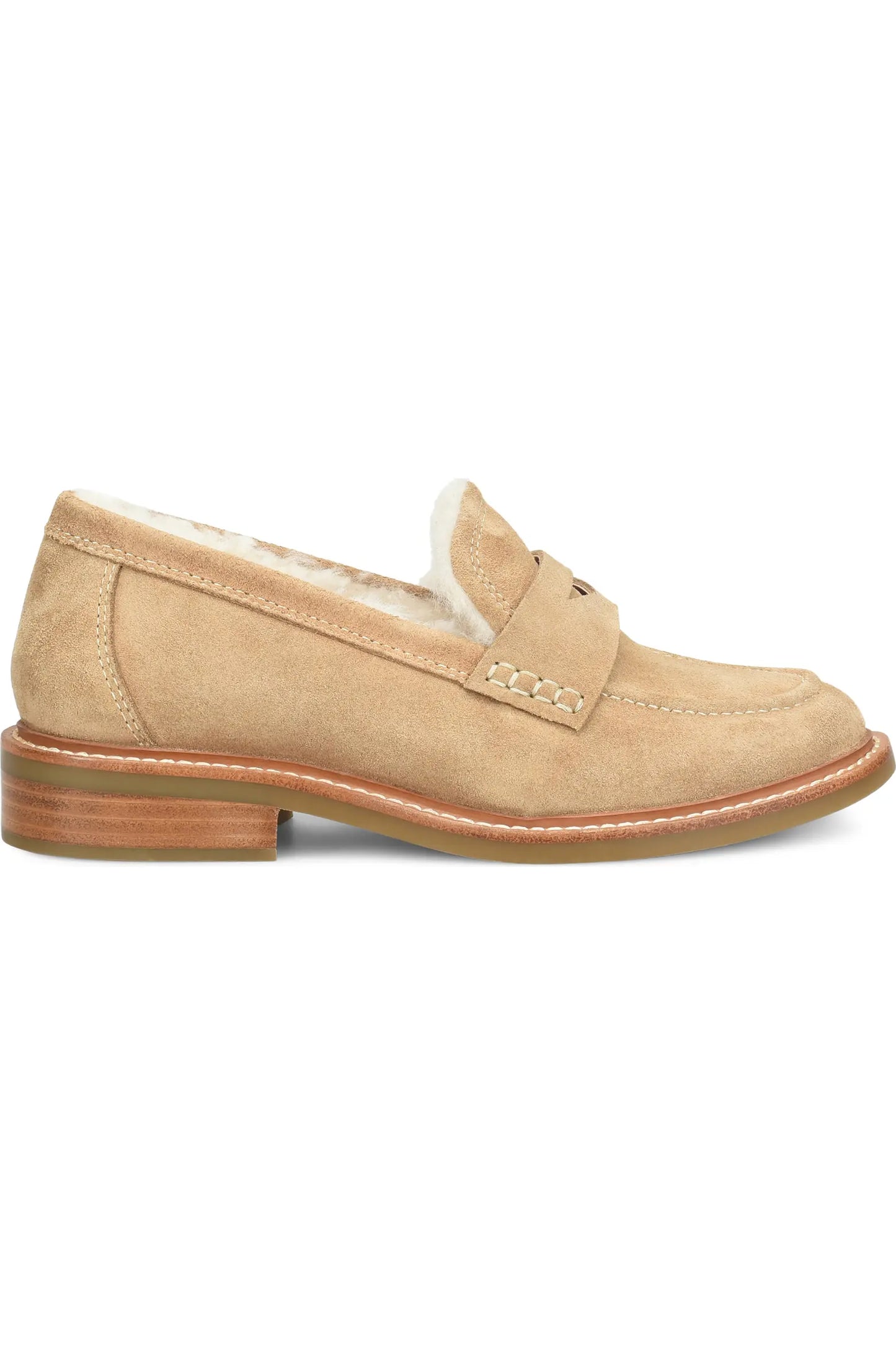 
                  
                    Sofft | Mara II Shearling Lined Loafer| Cognac
                  
                