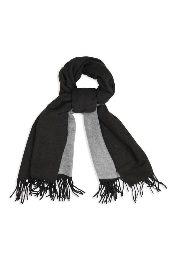 
                  
                    Solid Fringe Reversible Scarf: Rust
                  
                