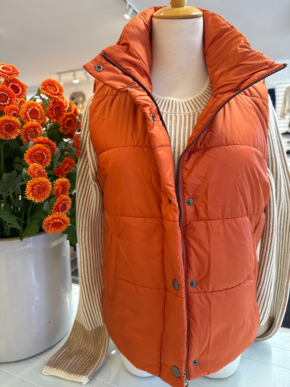 J.Society | Nylon Puffer Vest | 80004