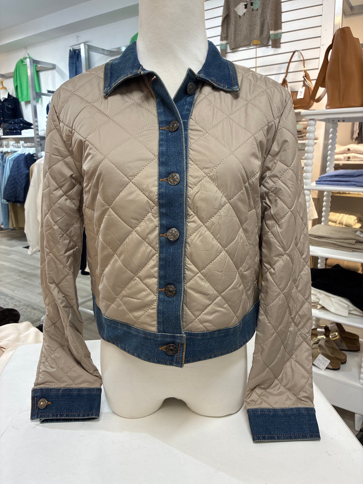 
                  
                    J.Society |Quilted  Denim Jacket| 80015
                  
                