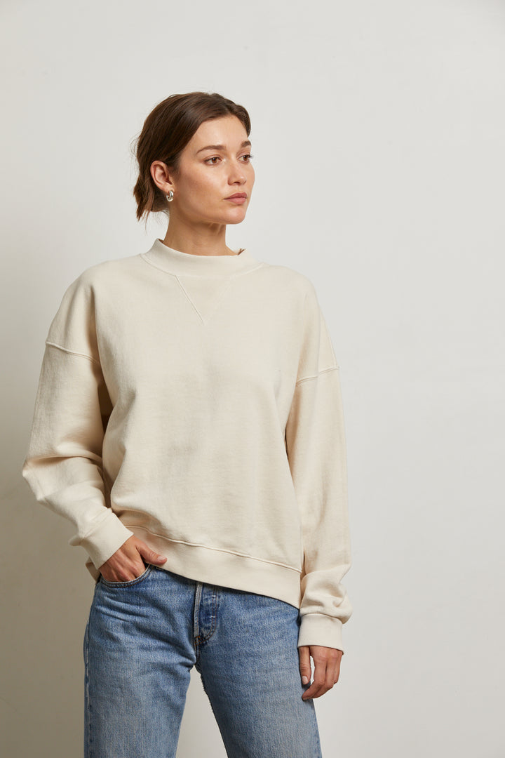 Perfectwhitetee | Blake French Terry L/S crew |