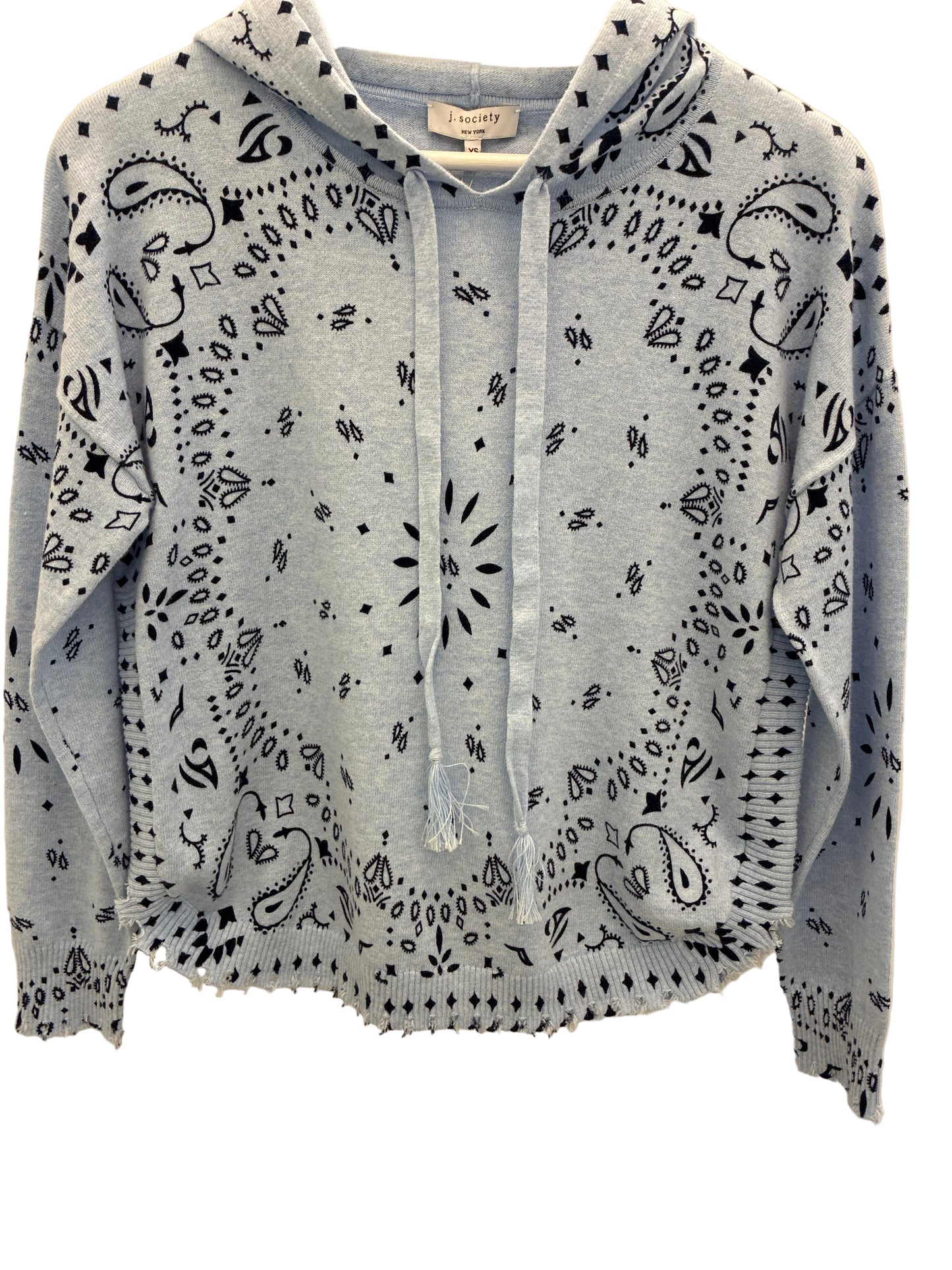 
                  
                    J.Society | Paisley Hoodie | Chambray
                  
                