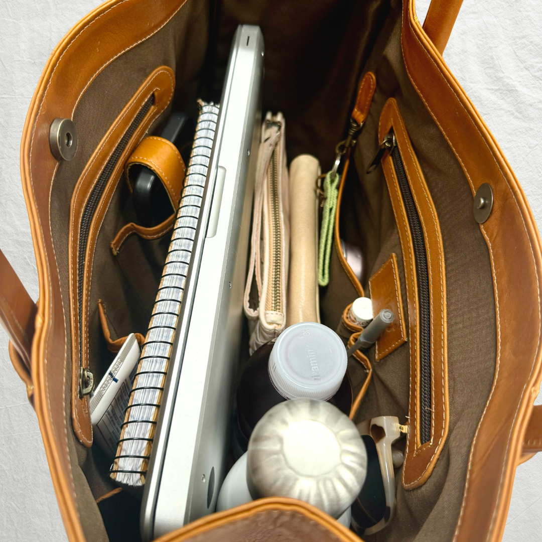
                  
                    Festival Leather Tote Bag: Cafe
                  
                
