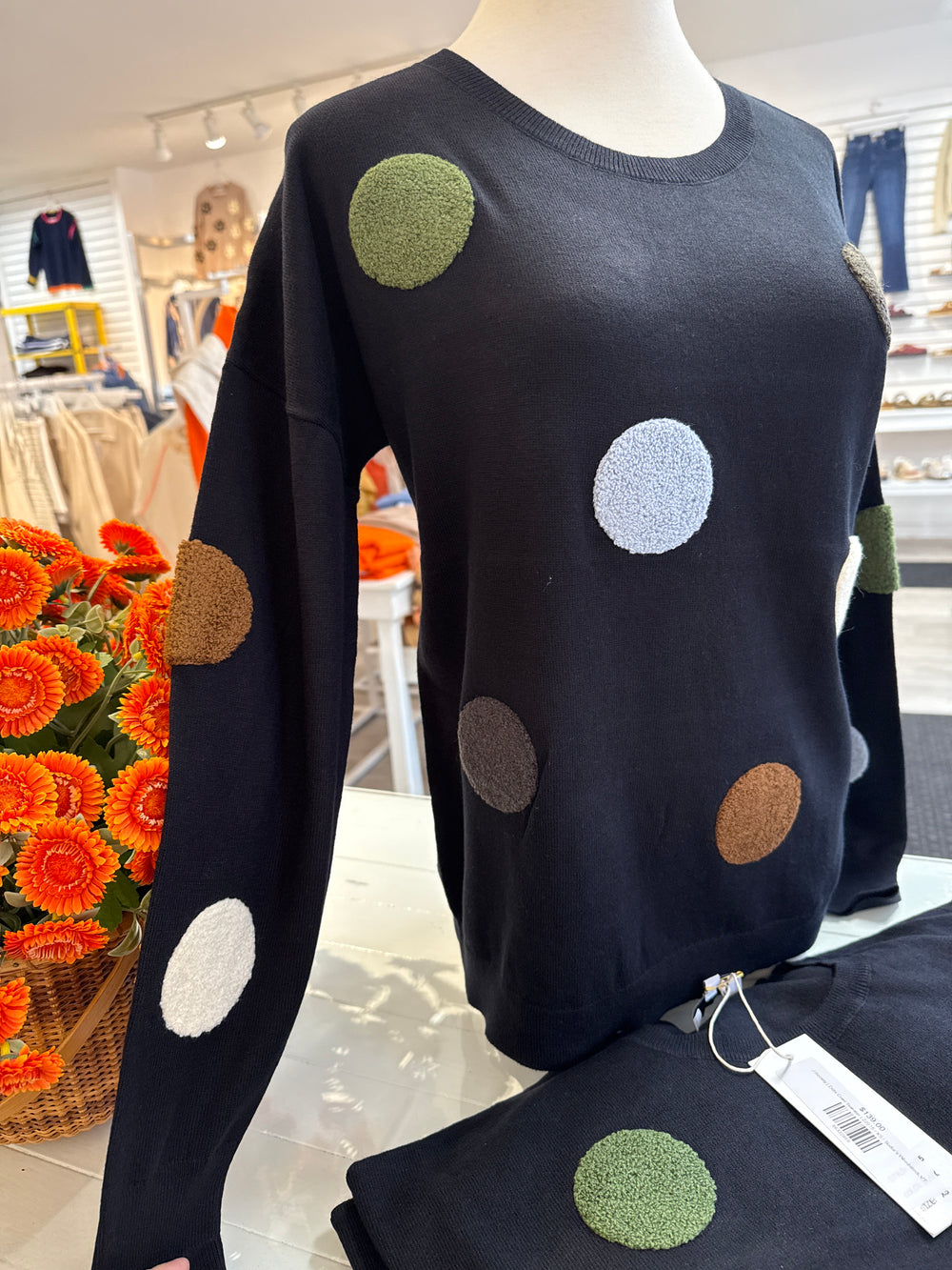 J.Society | Dots Crew Sweater | 22075