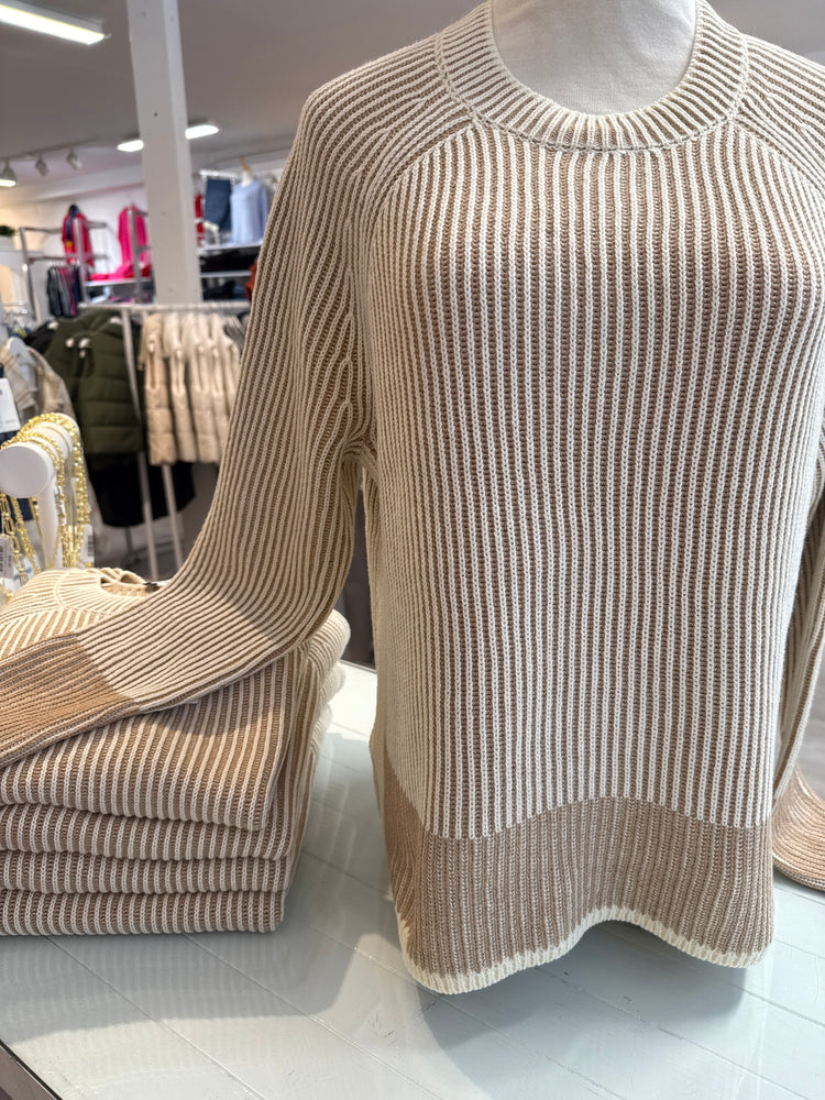 
                  
                    J.Society | Two Tone Plaited Crew Sweater | 22050
                  
                