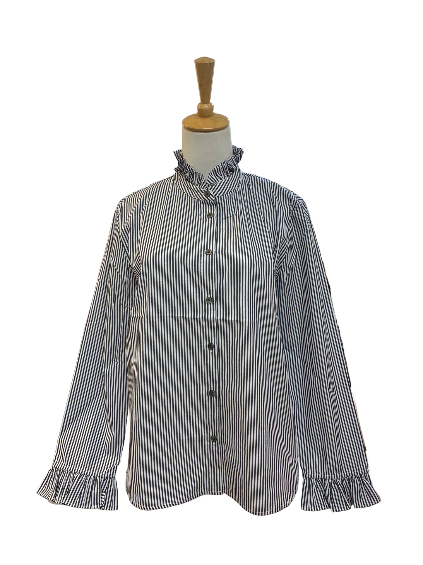 
                  
                    J.Society | Stripe Ruffle Blouse | 71041
                  
                