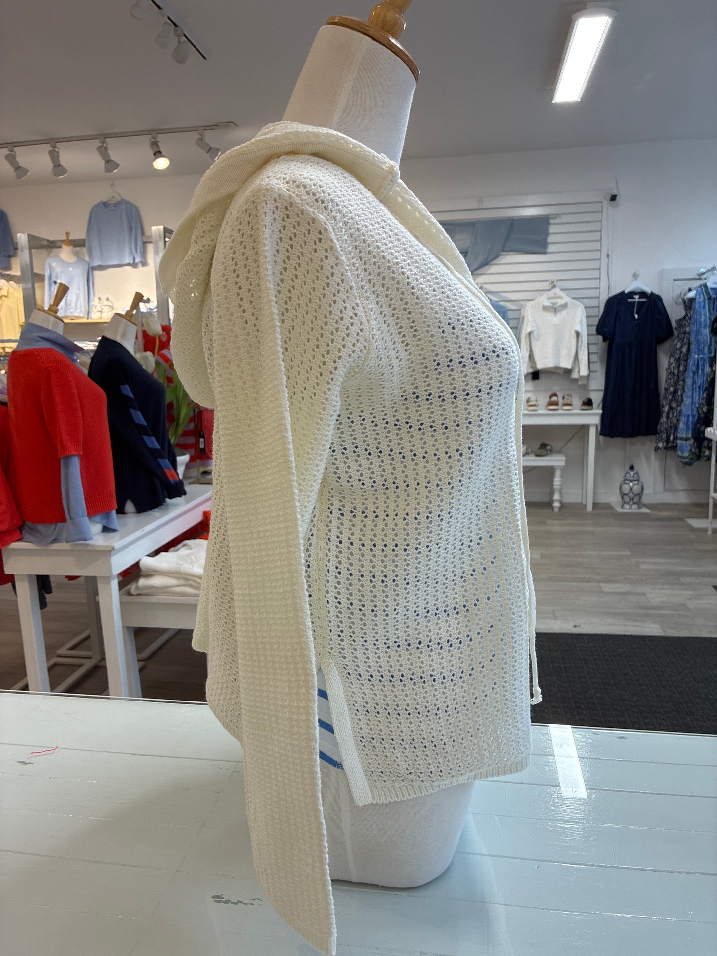 
                  
                    Six-Fifty  | Drift Crochet Knit  hoodie
                  
                