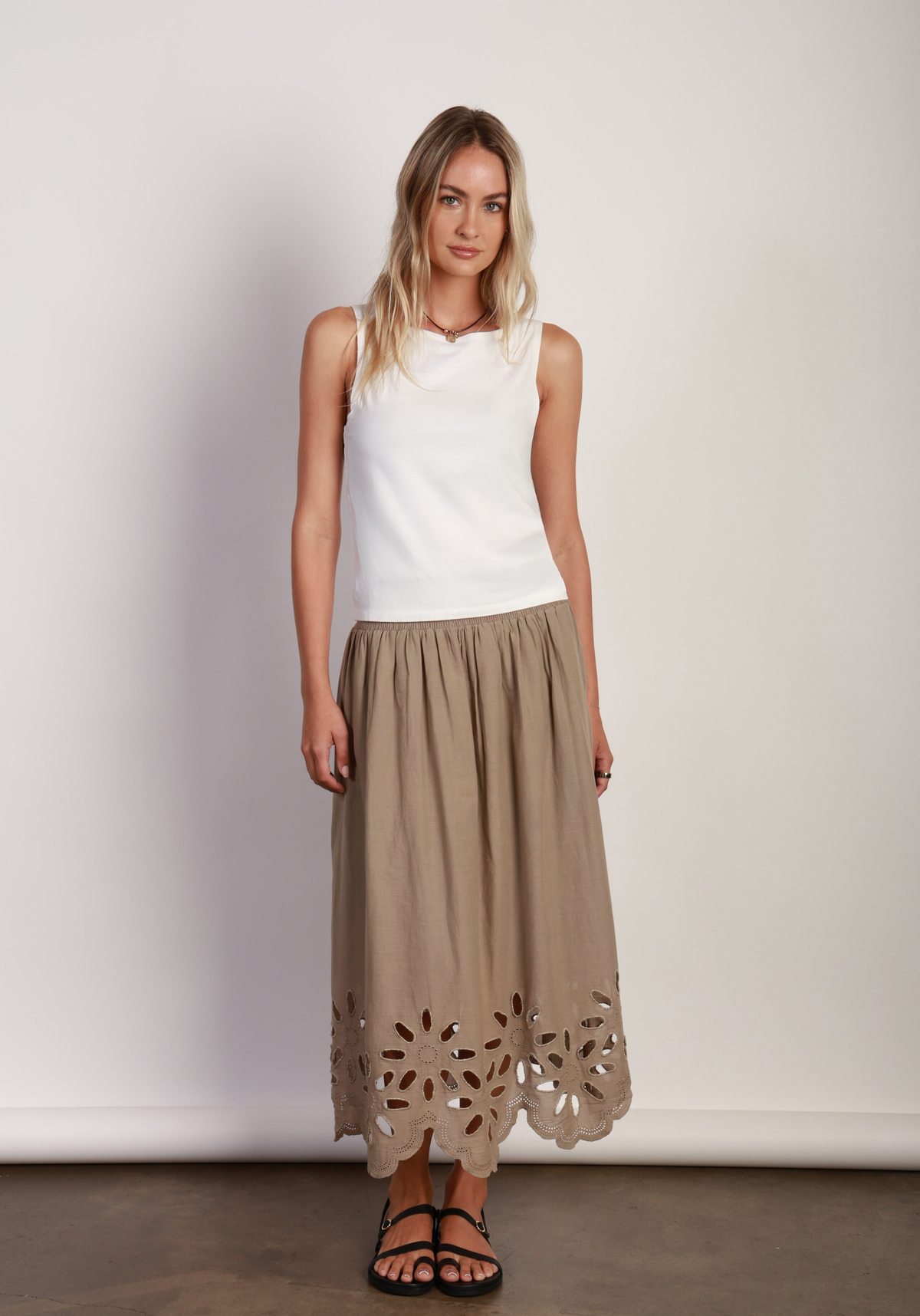 Dylan | Anna Skirt | Light Olive