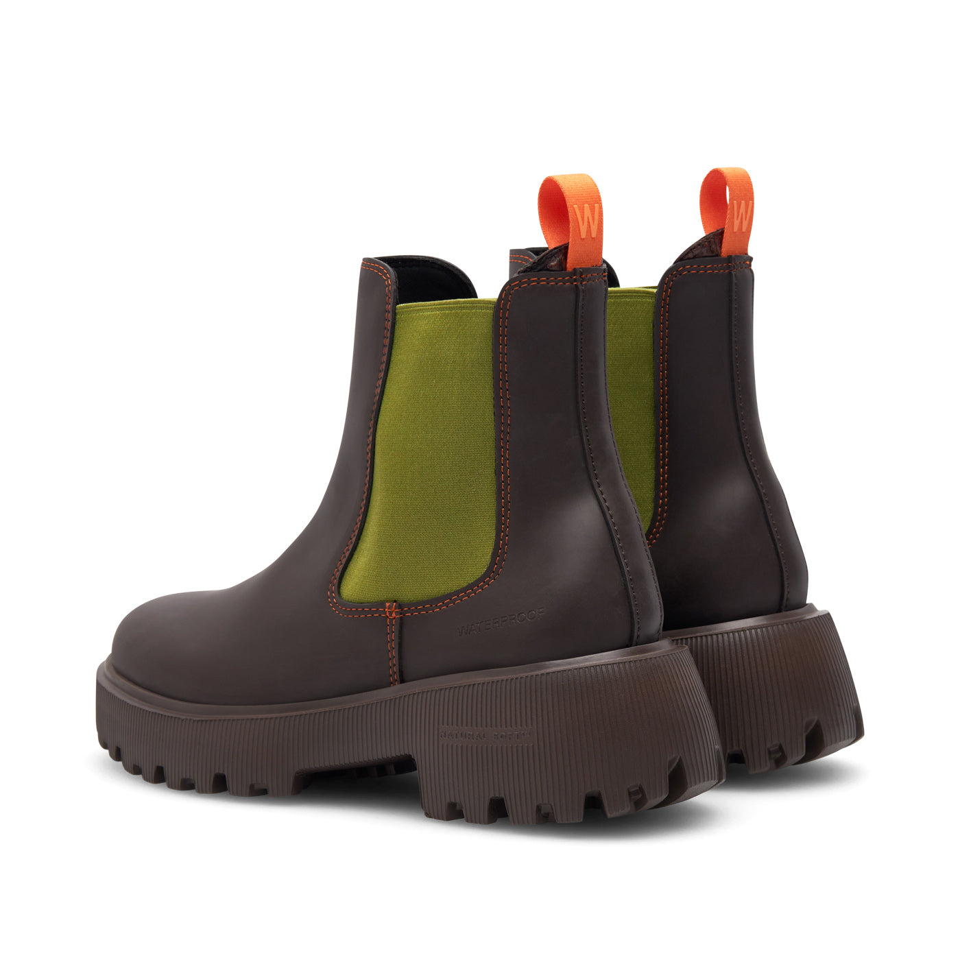 
                  
                    Woden | Aya Waterproof Ankle Boot | Chocolate
                  
                