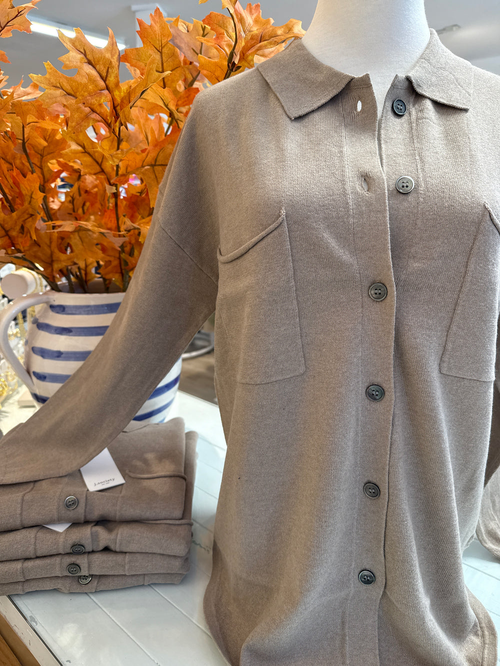 J.Society | Cotton Knit Shirt | 22079