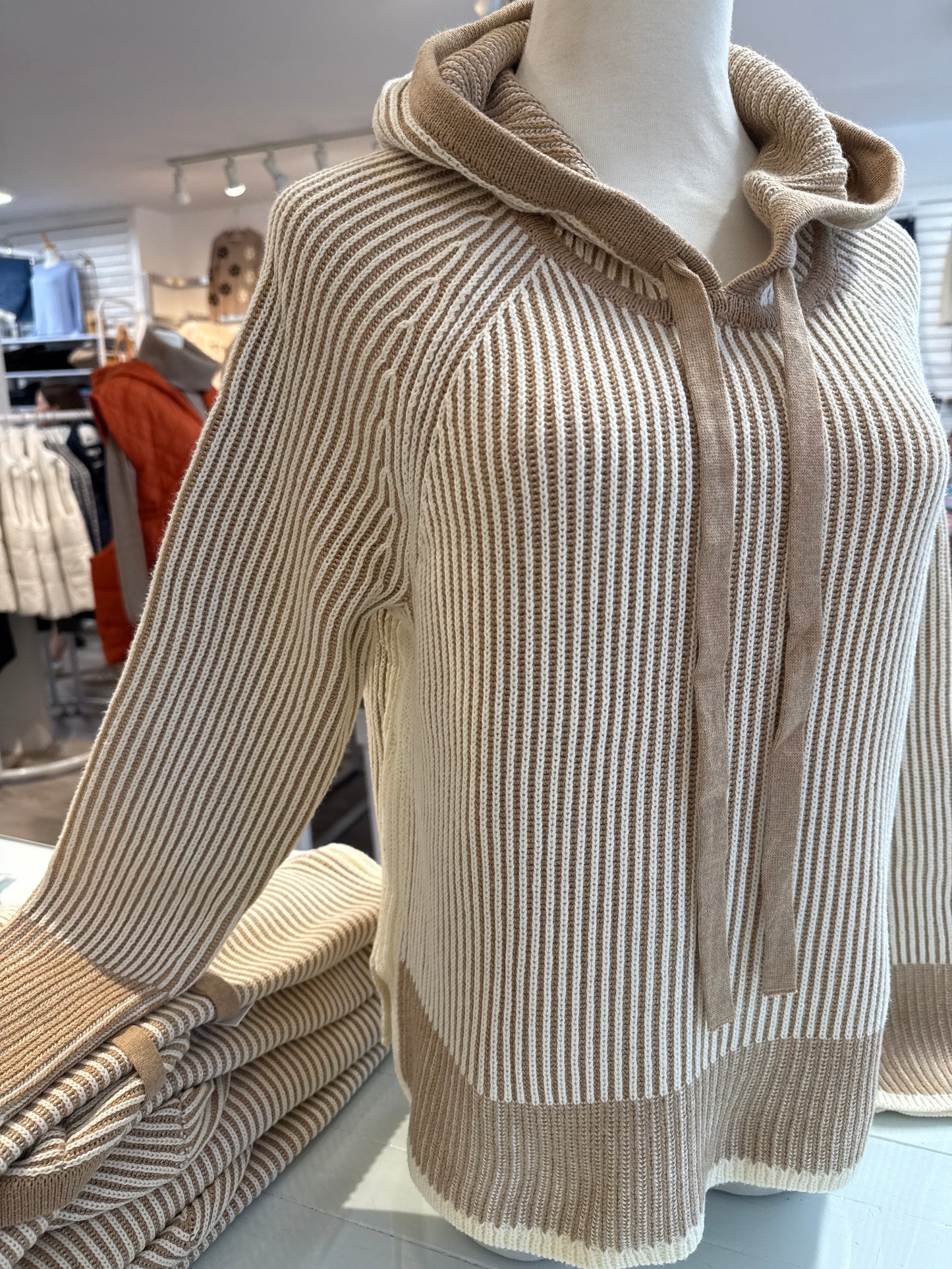 
                  
                    J.Society | Two Tone Plaited Hoodie | 22054
                  
                