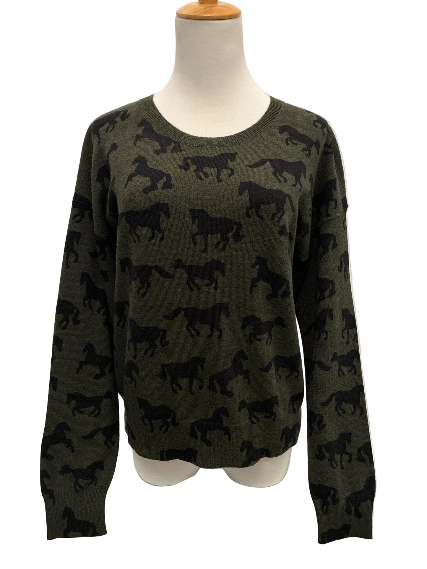 
                  
                    J.Society | Horse crew Sweater | Olive | 24072
                  
                
