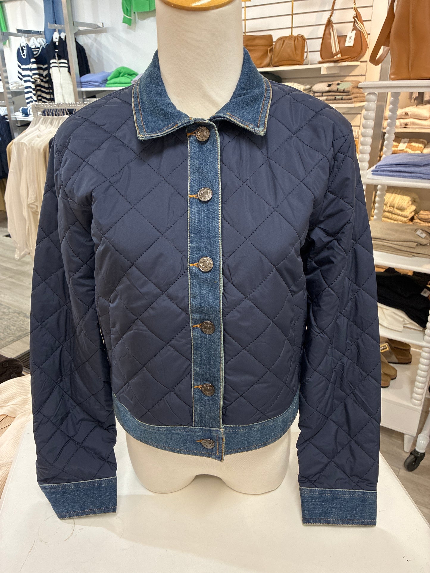 
                  
                    J.Society |Quilted  Denim Jacket| 80015
                  
                