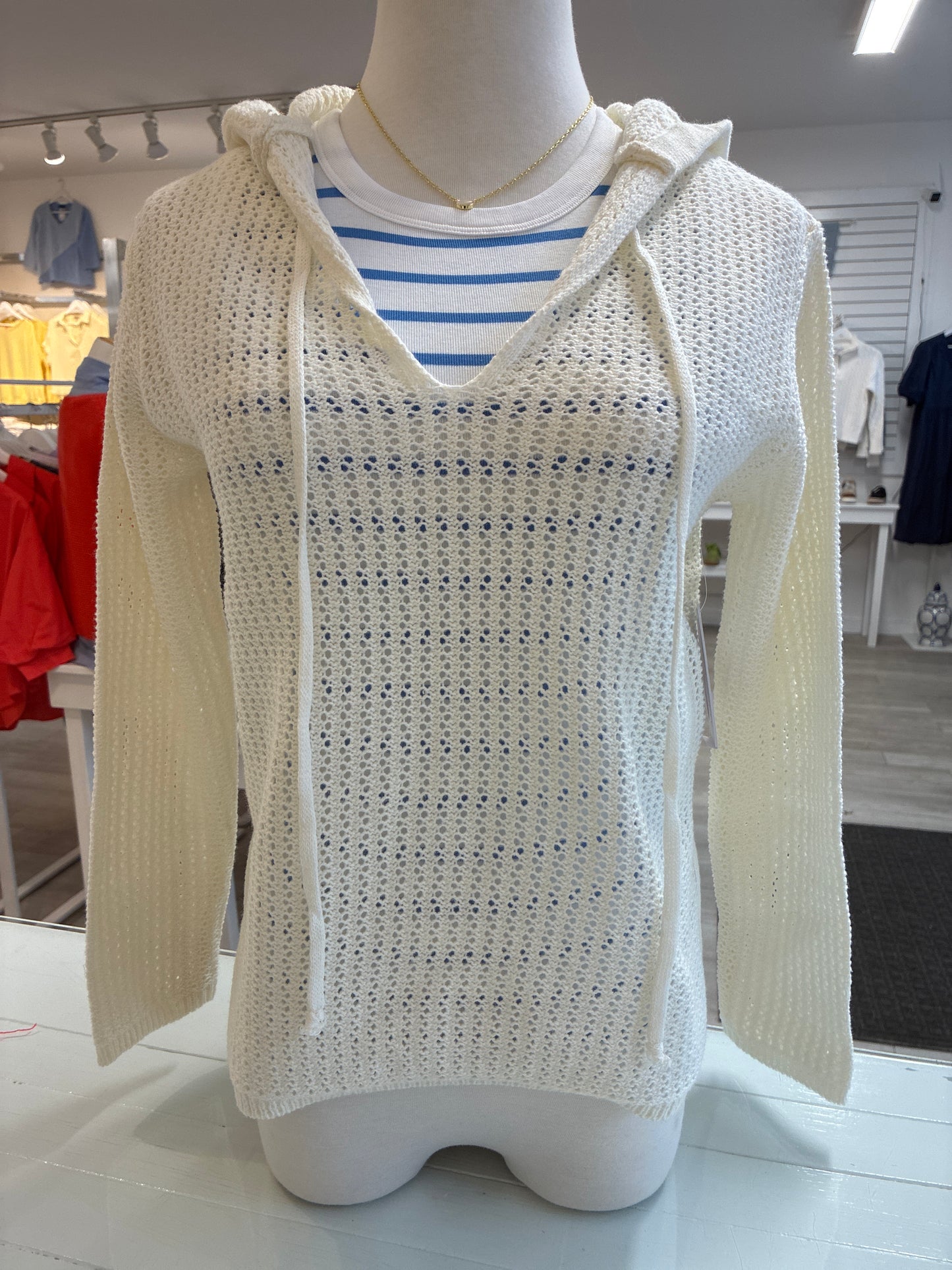 
                  
                    Six-Fifty  | Drift Crochet Knit  hoodie
                  
                