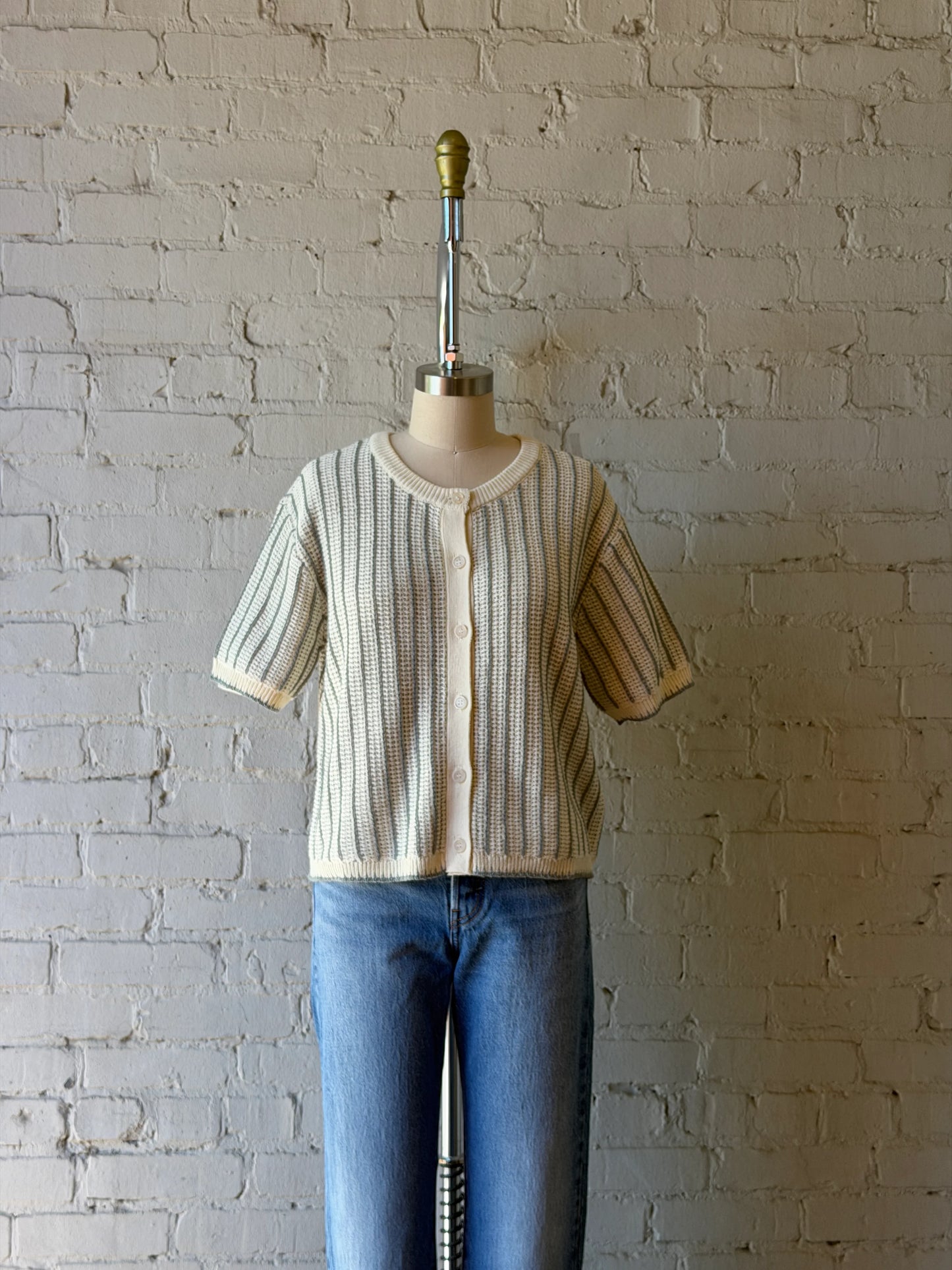 
                  
                    Stitches+Stripes | AJ Cardigan | Canvas Combo
                  
                